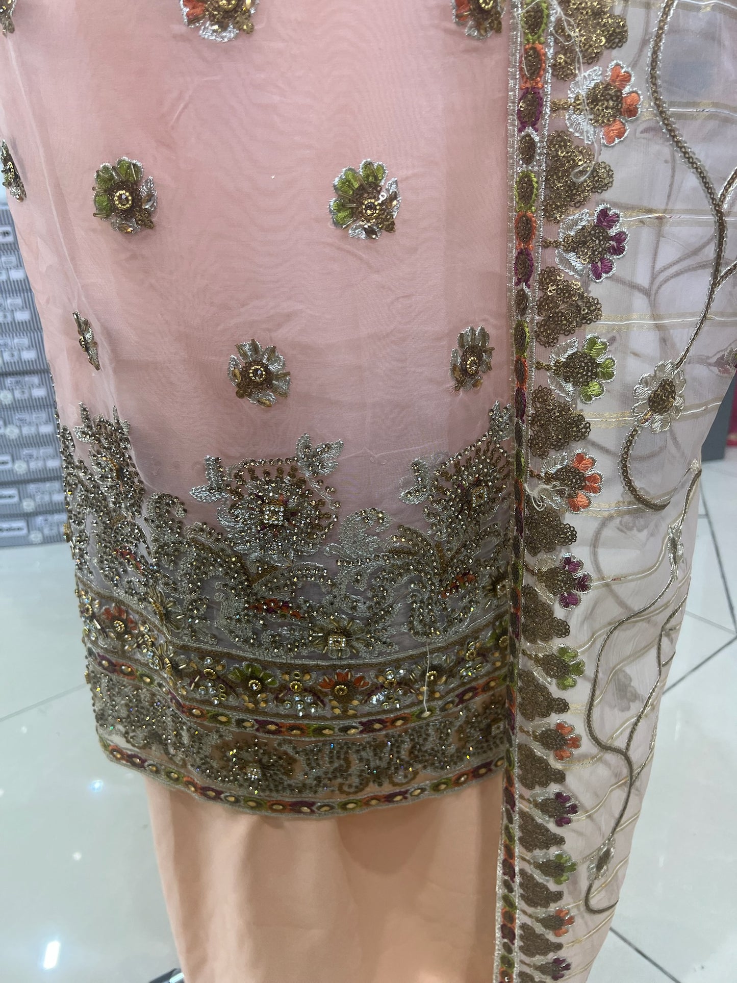Fancy Embellished Chiffon & Organza