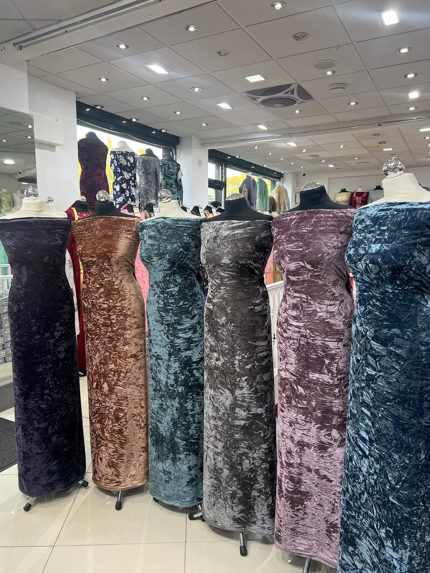Premium luxurious crushed velvet Suit (full suit 4 yards)
