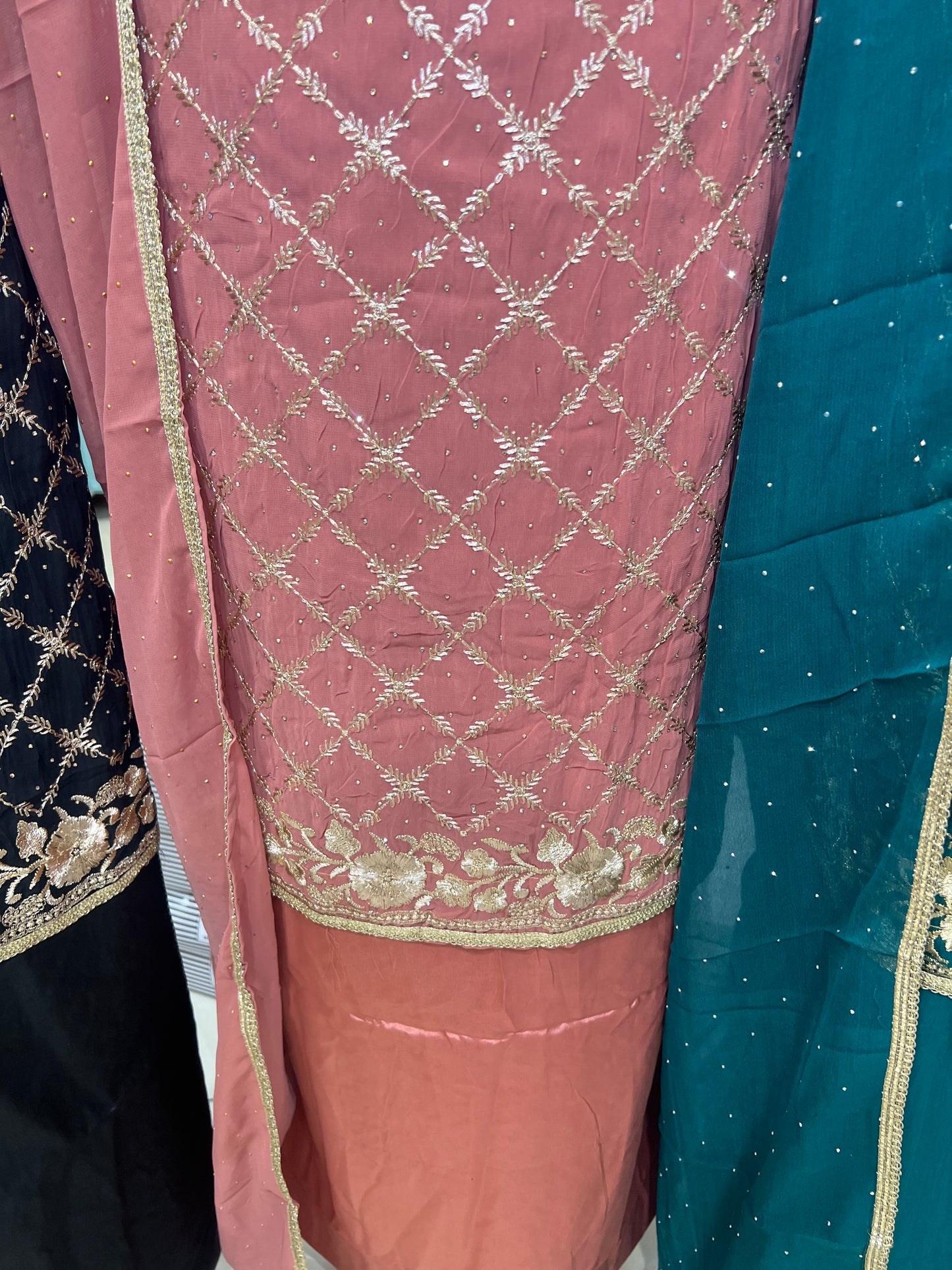 Embroidered Georgette Suit