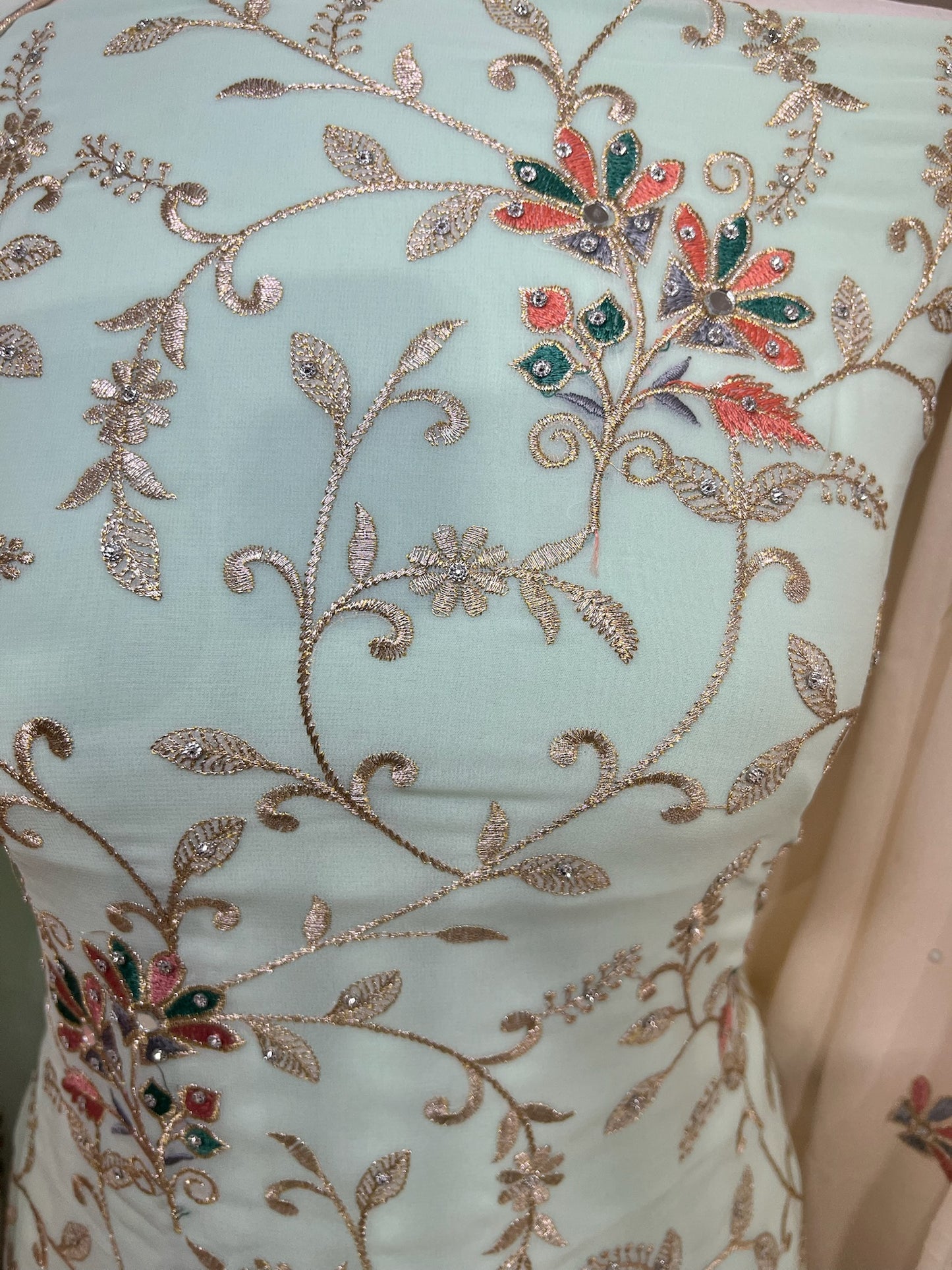 Embroidered Georgette