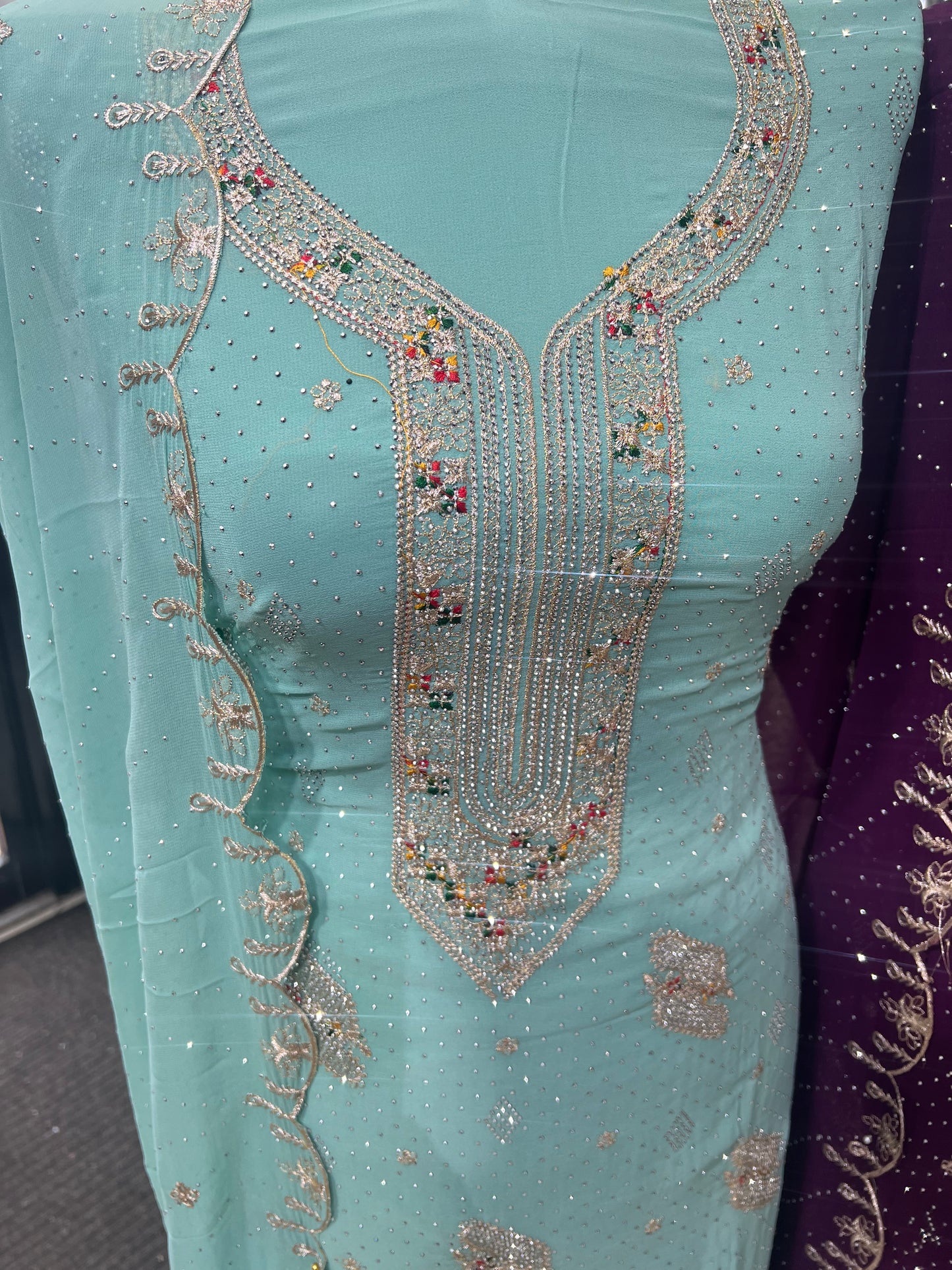 Embellished Georgette