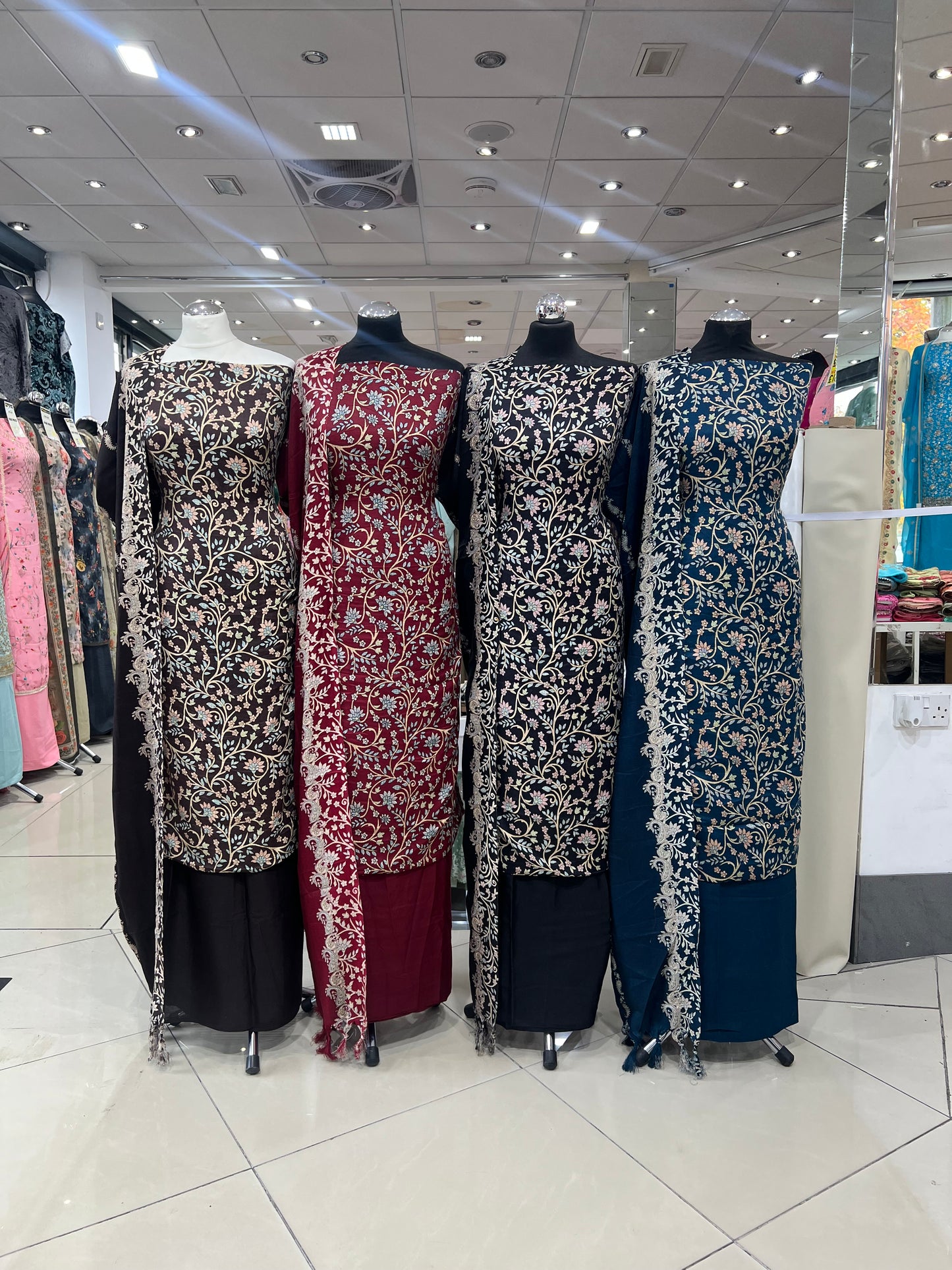 Digital Print Marina/Alpine With Shawl