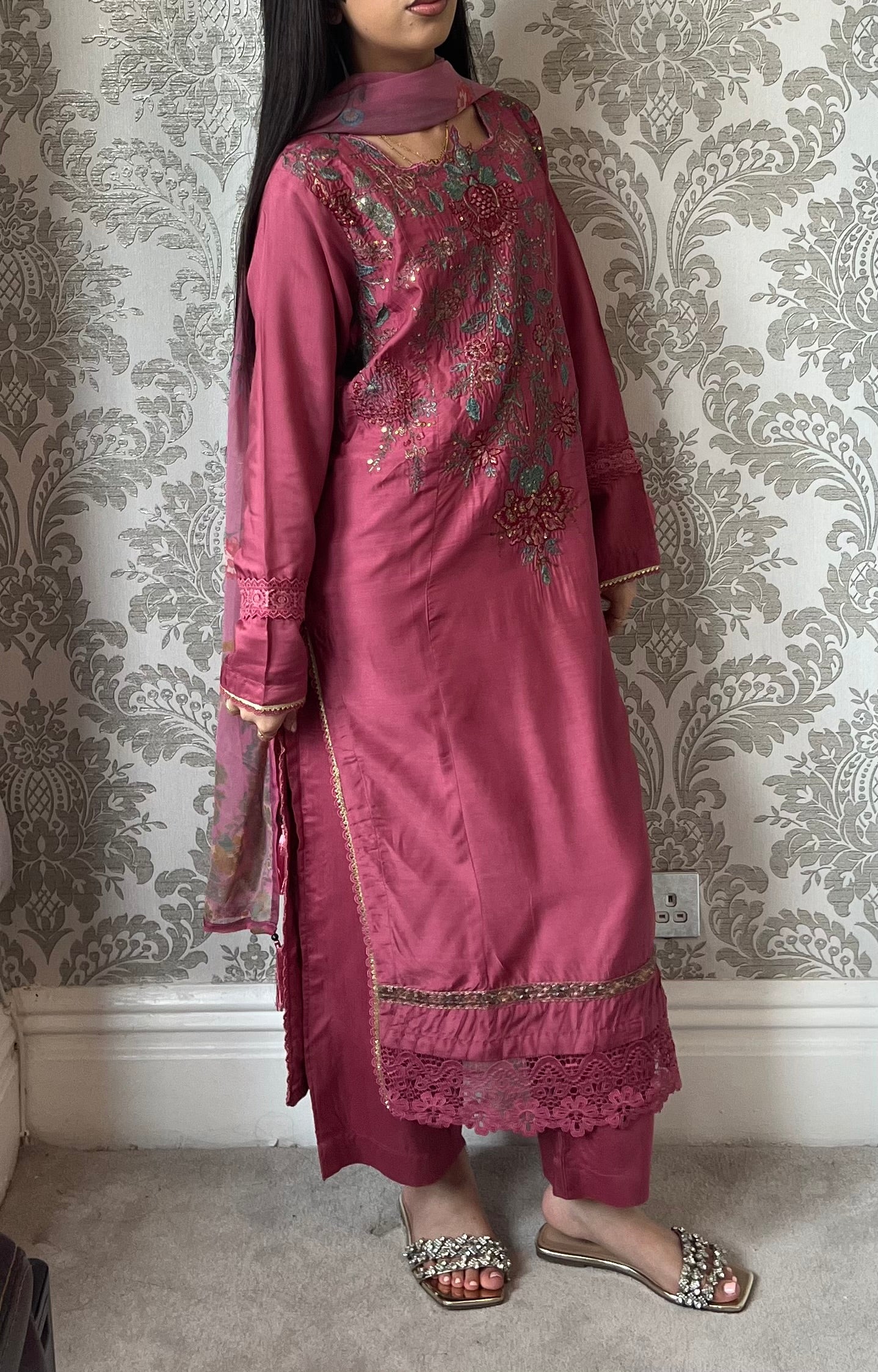 Maria Bi Inspired luxurious viscose Suit