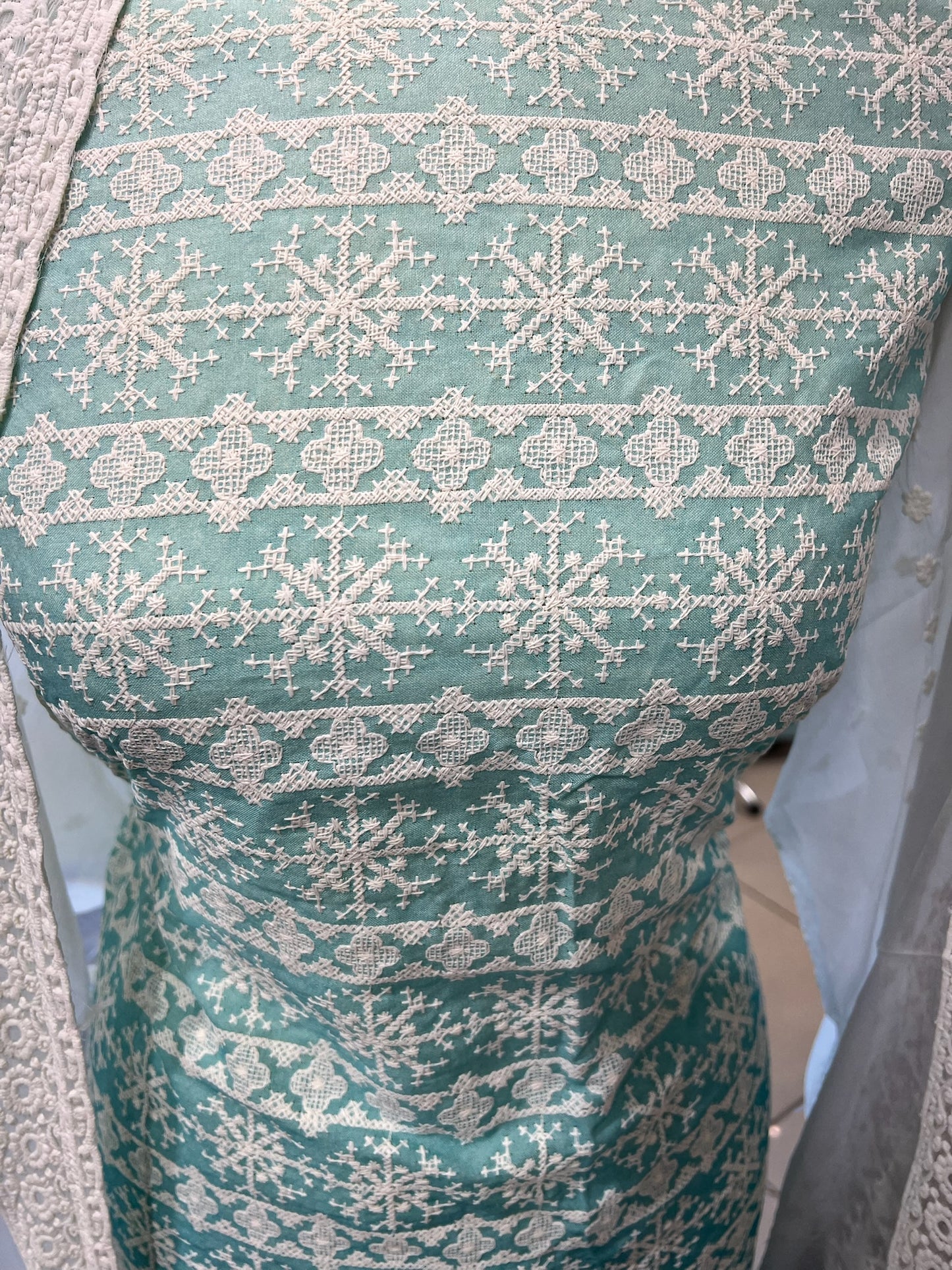 Embroidered Cotton Linen