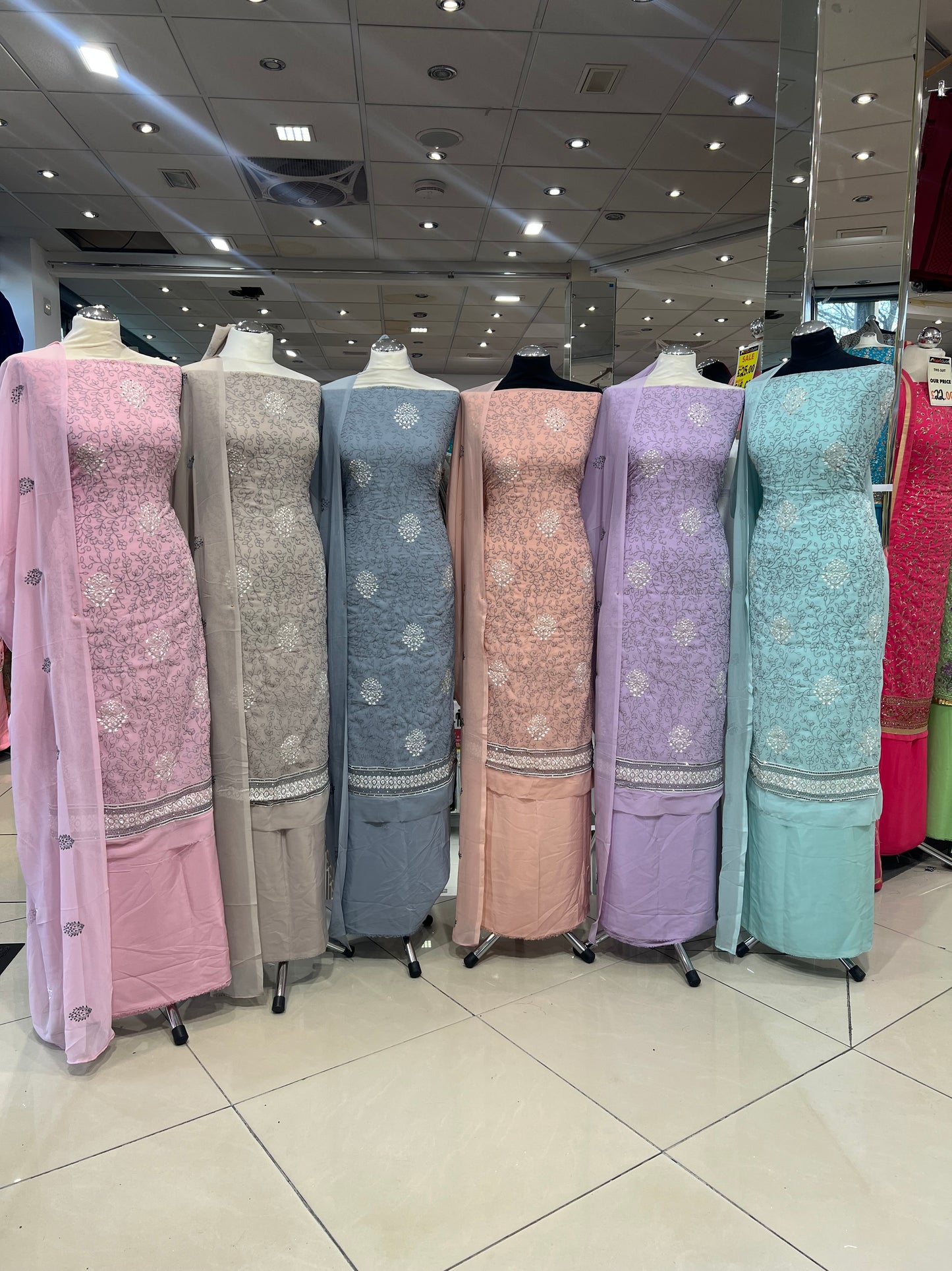 Embroidered Georgette