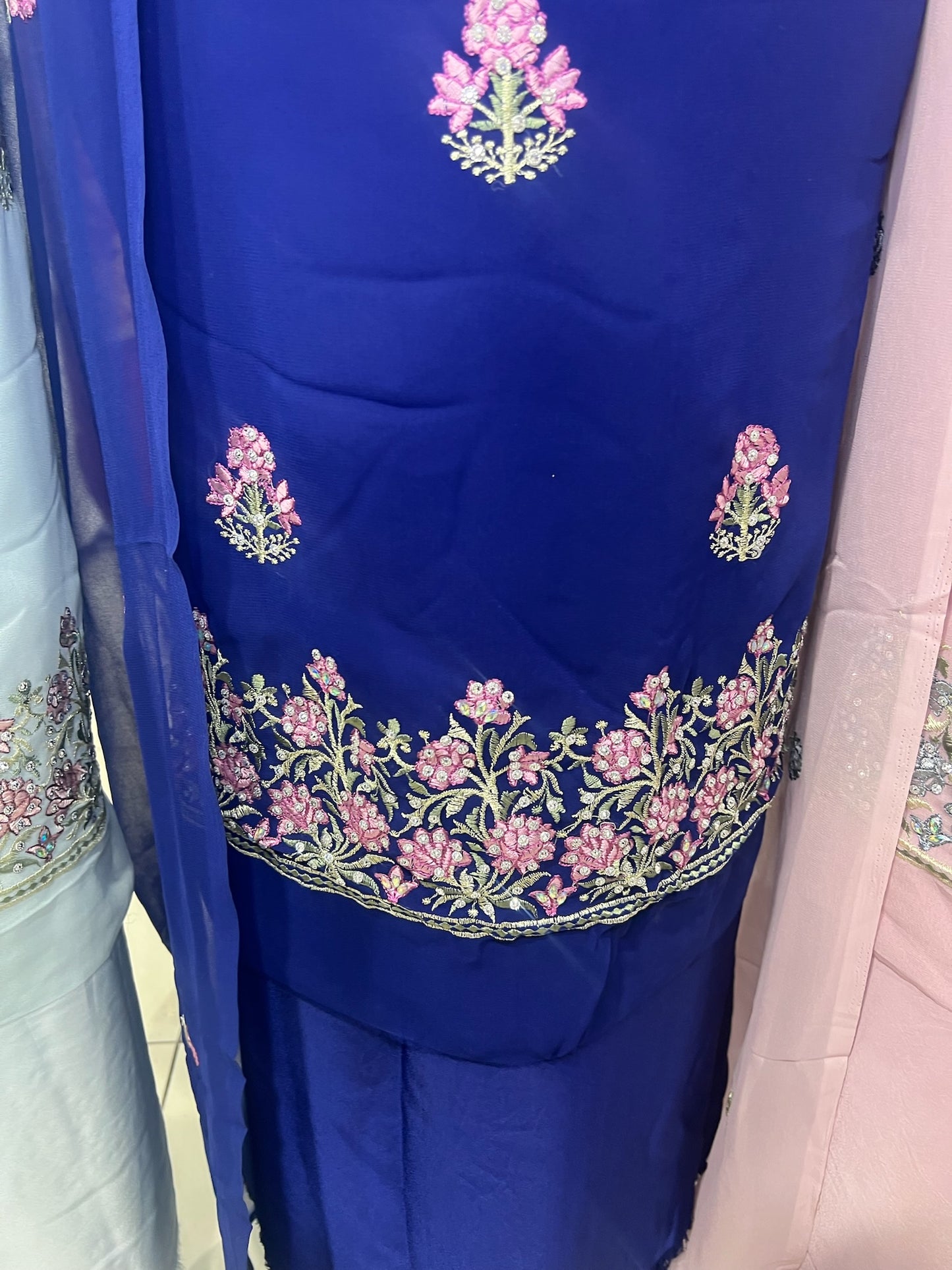 Embroidered & Embellished Georgette