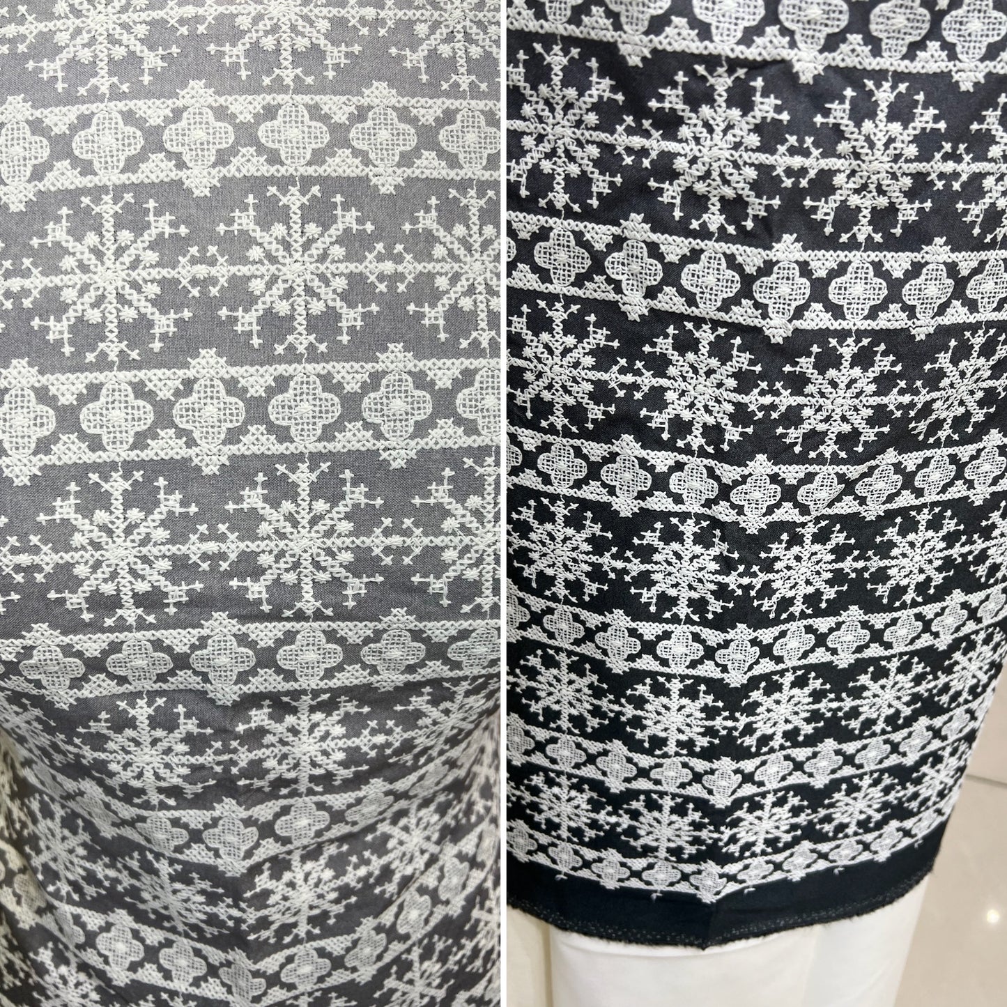 Embroidered Cotton Linen