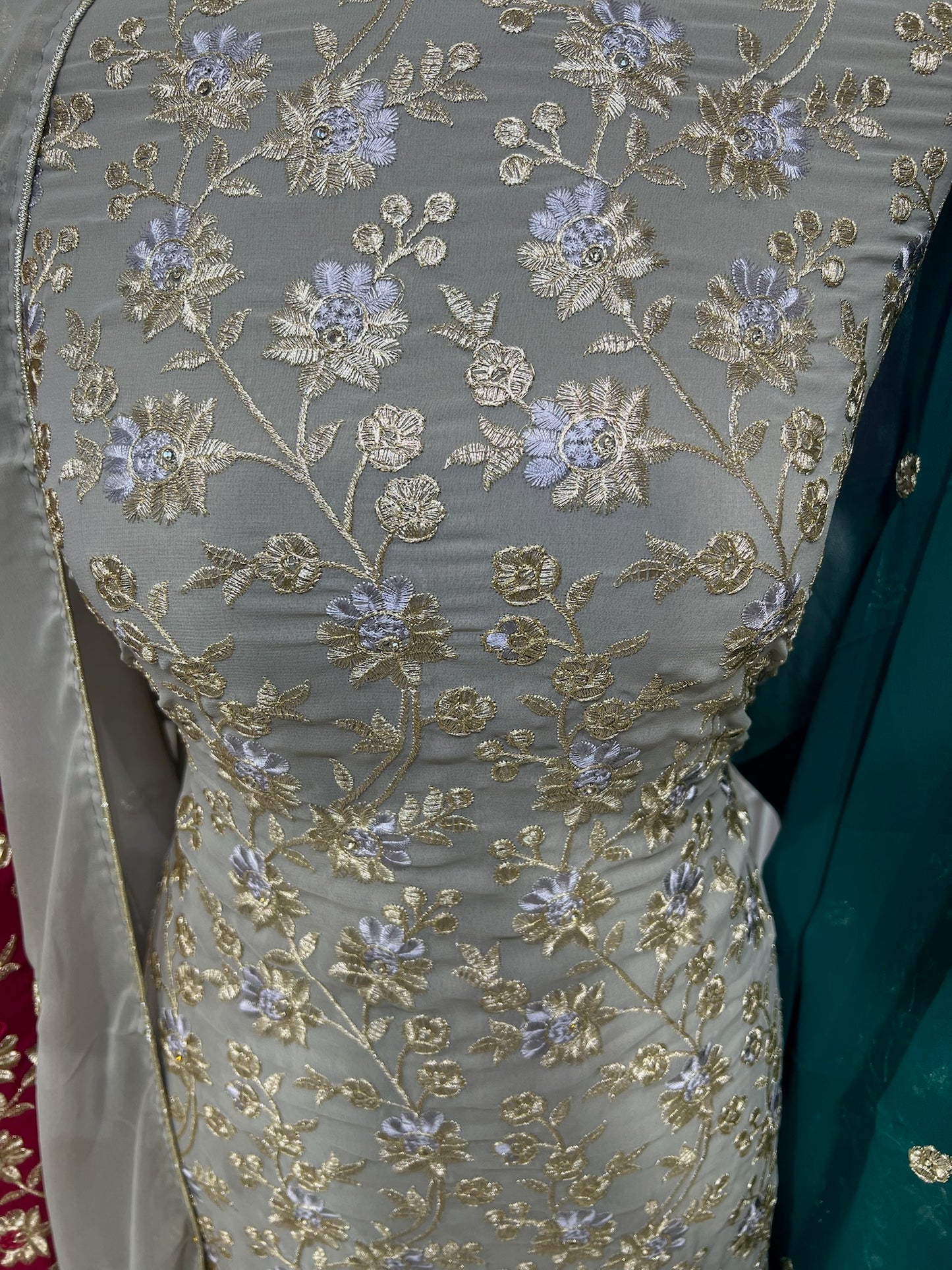 Embroidered Georgette