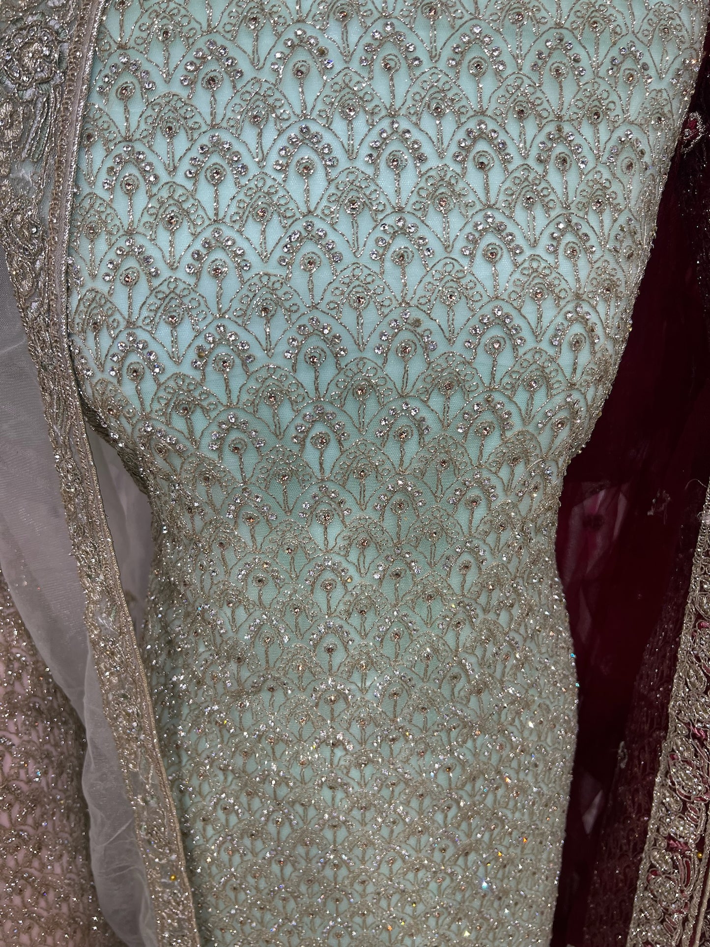 Fancy Net Embroidered & Embellished