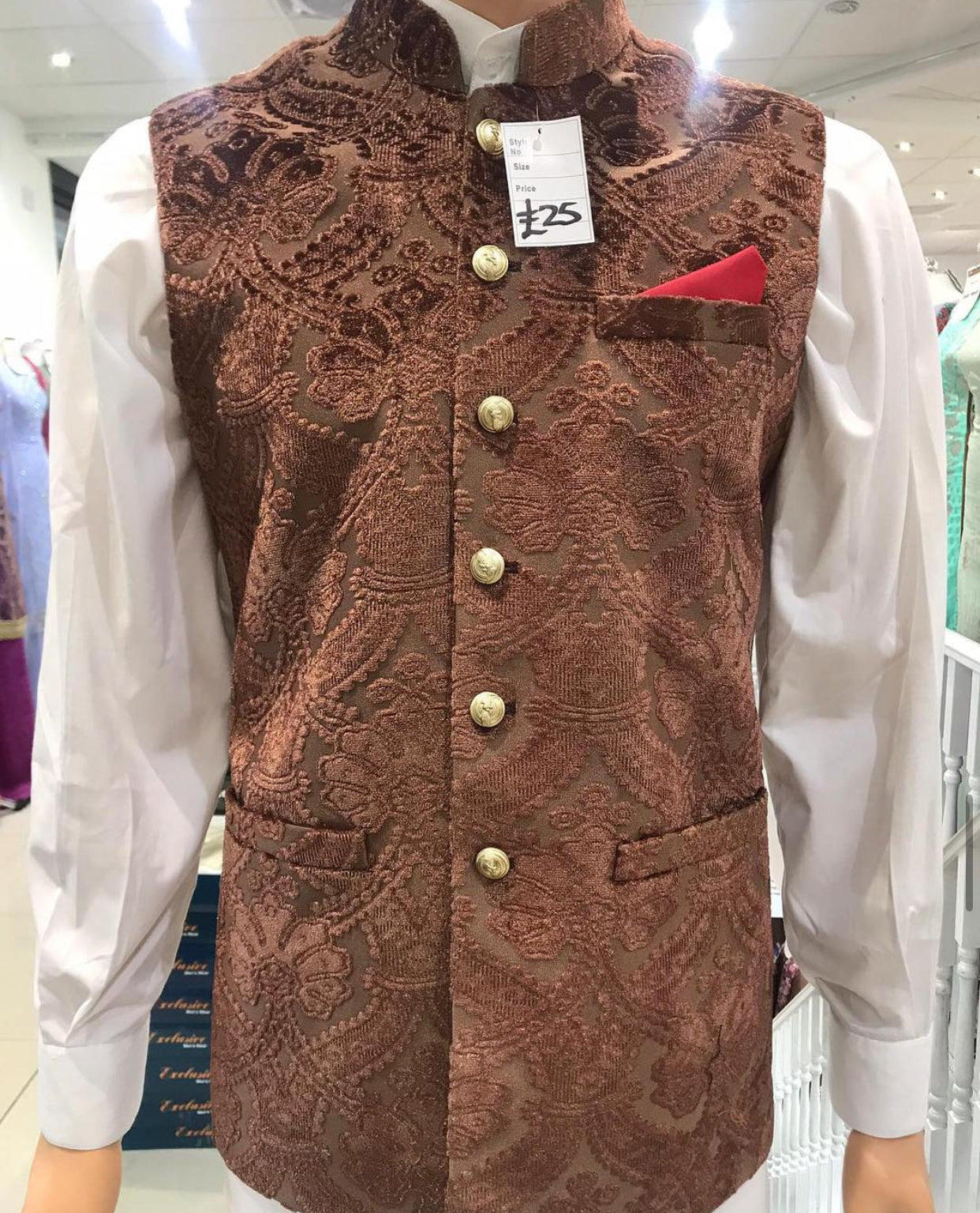 Velvet Men's Waistcoat