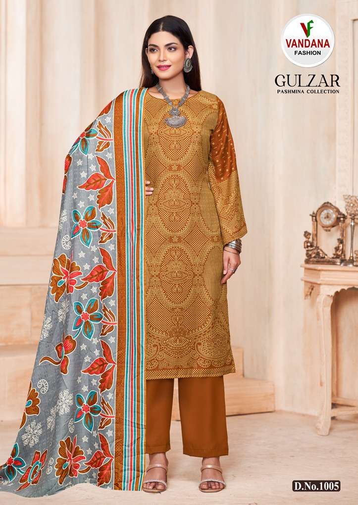 Gulzar Vol.1 Pashmina Digital Print By Vandana Fashion  D.NO.1005