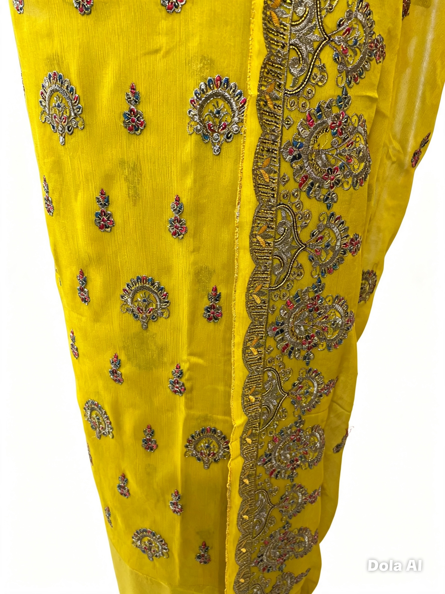 Premium Embroidered Chiffon Suit
