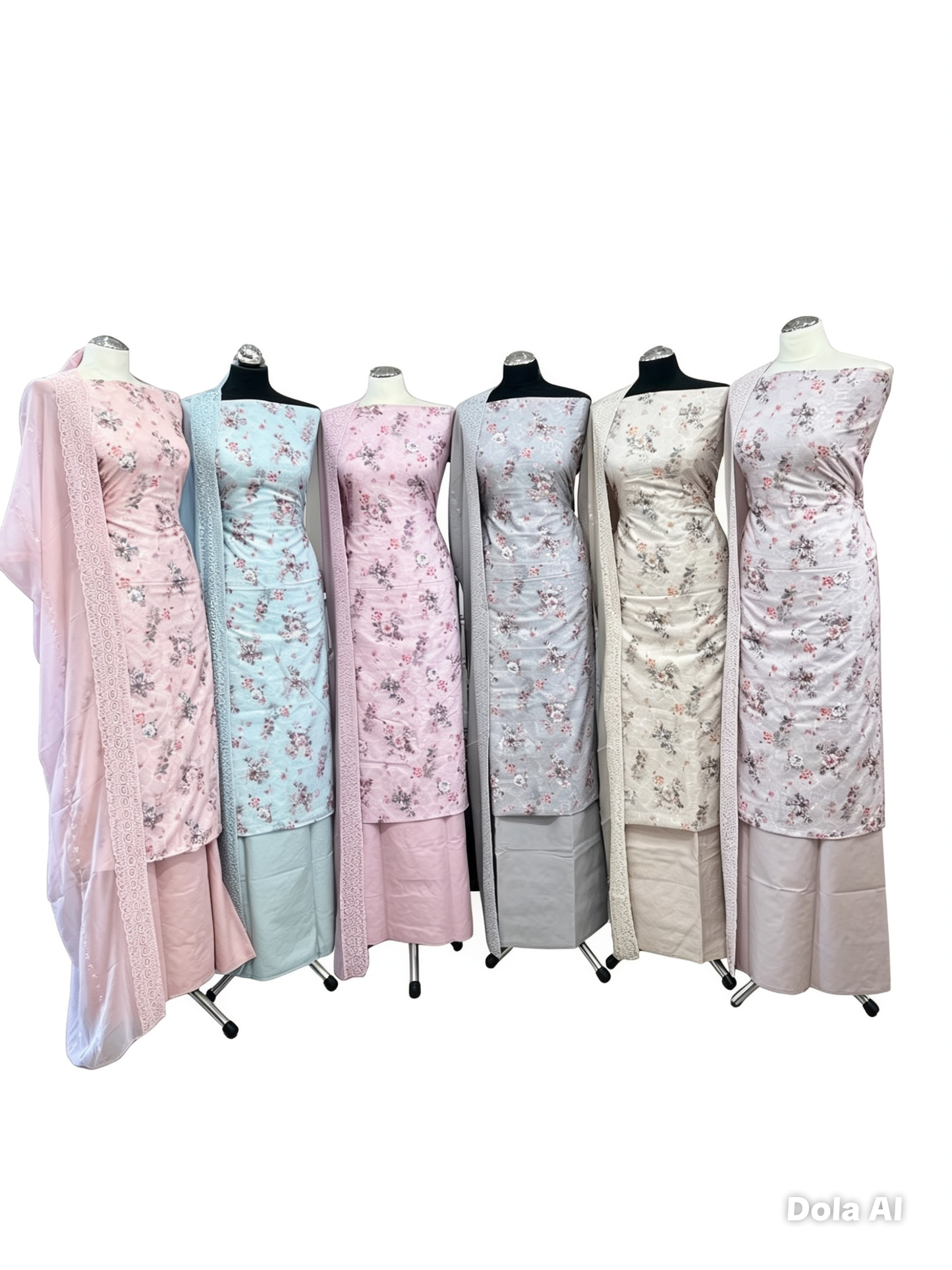Embroidered Digital Print Cotton