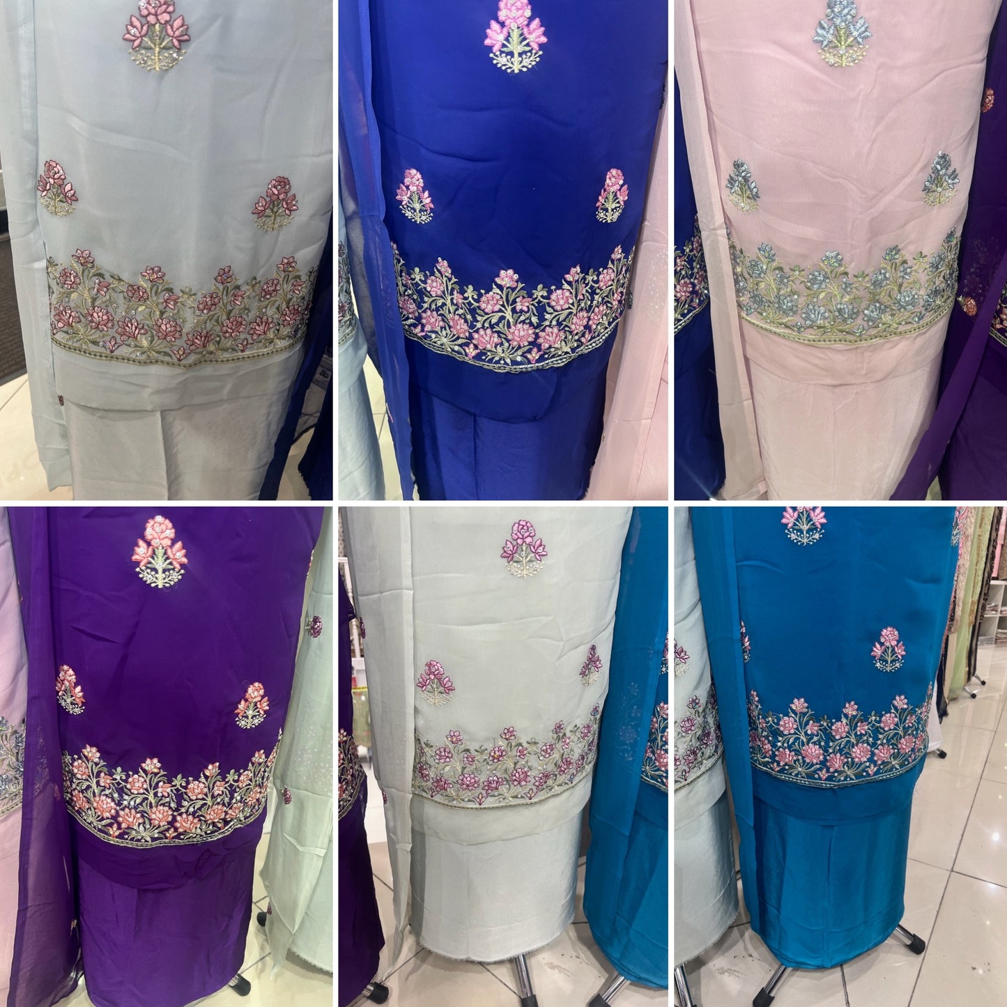 Embroidered & Embellished Georgette