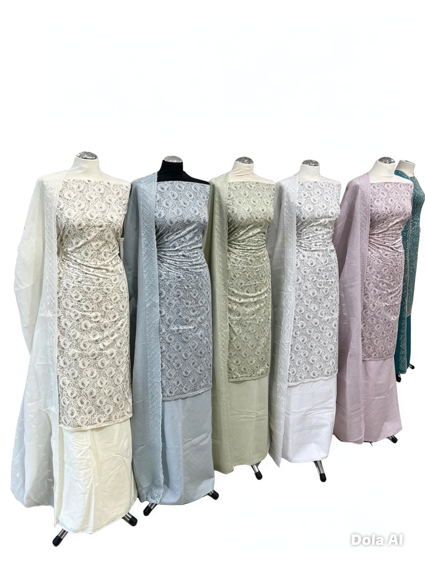 Embroidered Digital Print Cotton