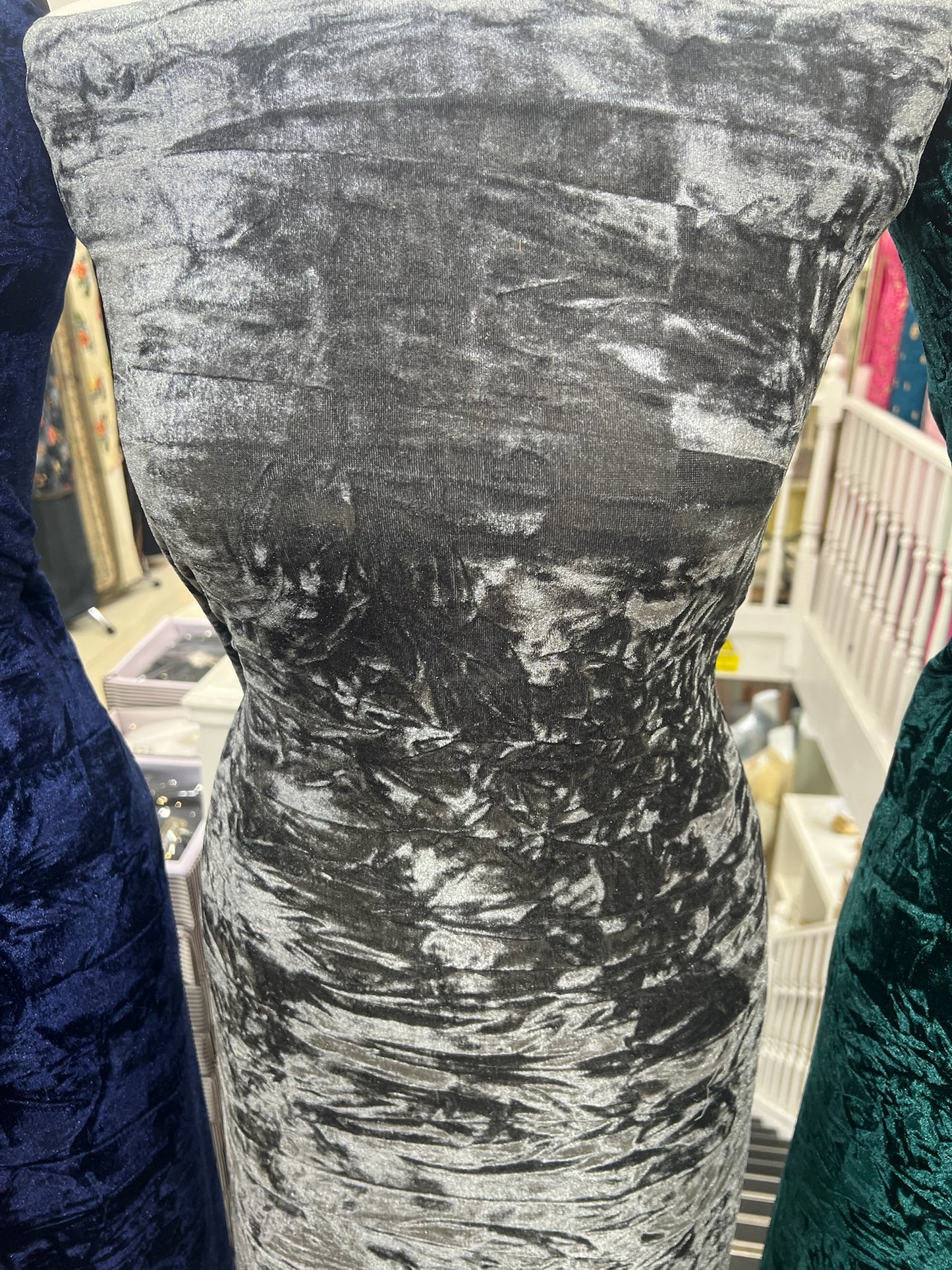 Premium luxurious crushed velvet Suit (full suit 4 yards)