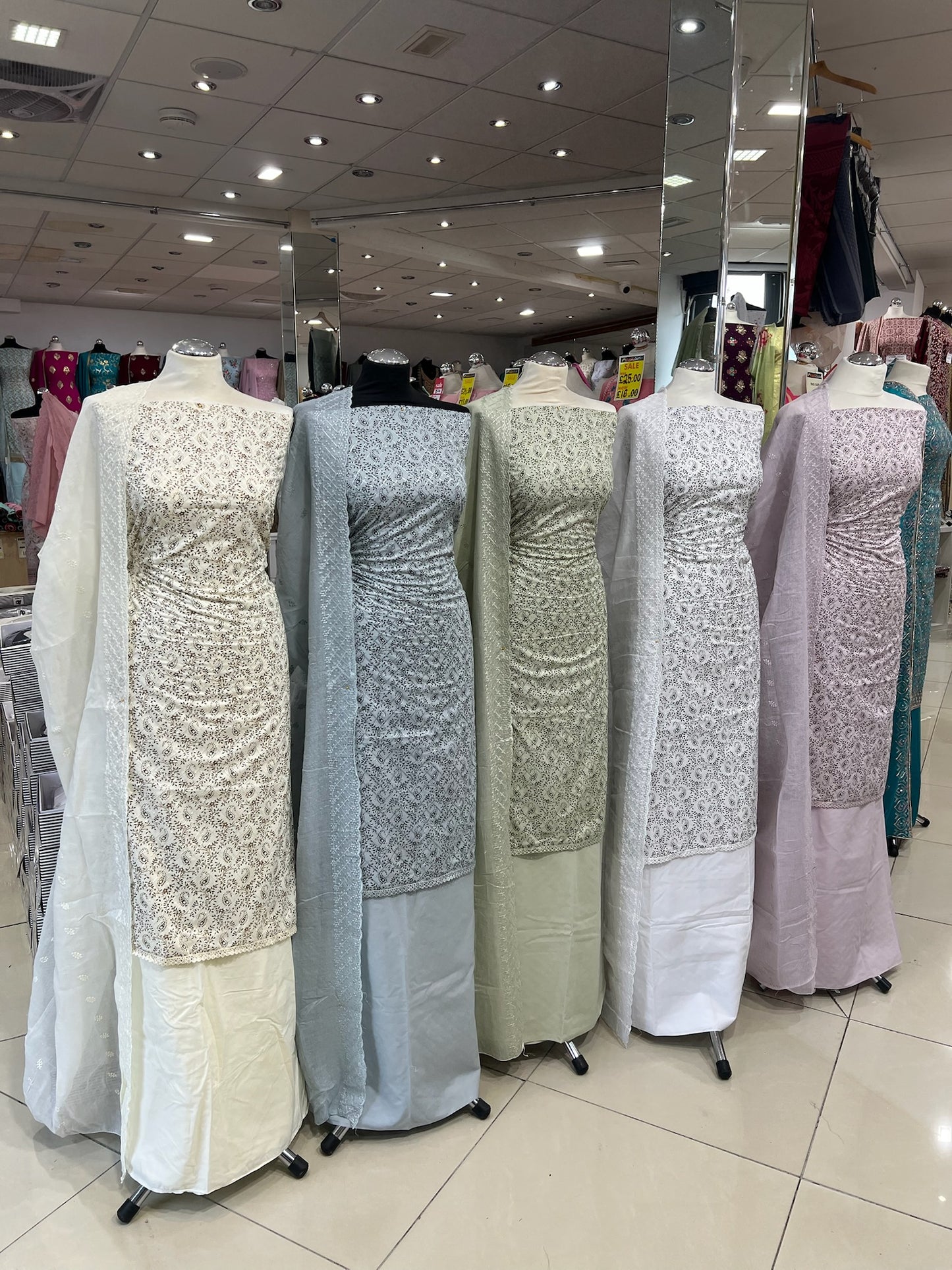 Embroidered Digital Print Cotton