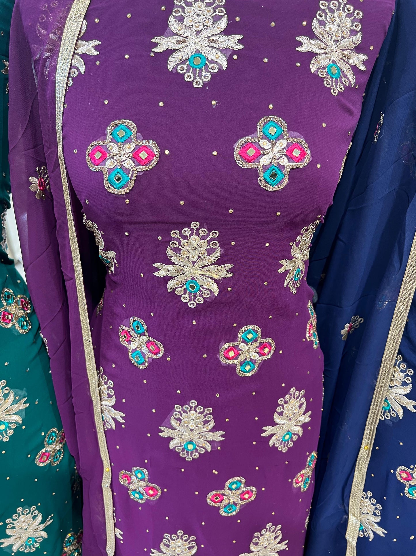 Embellished Georgette