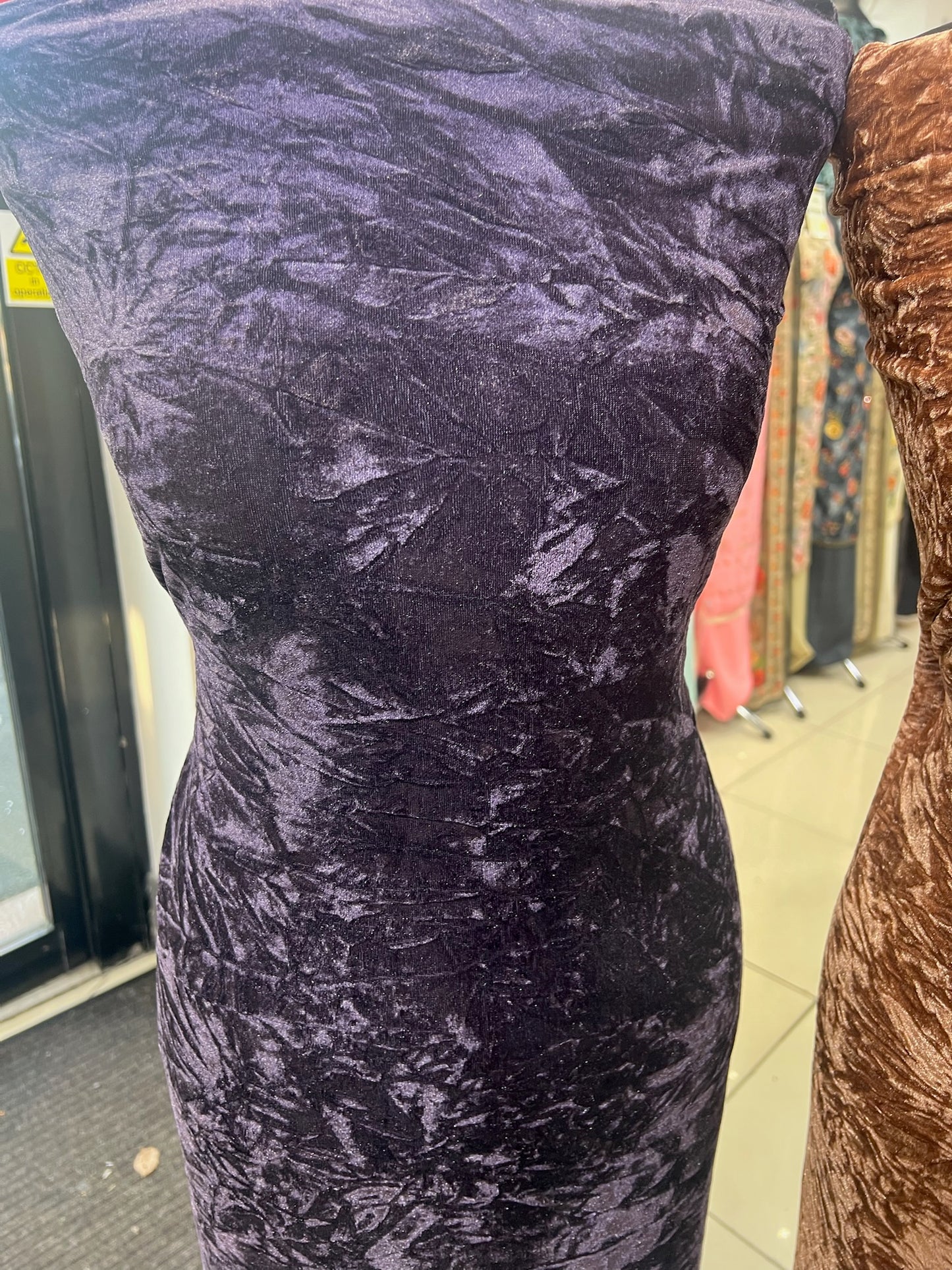 Premium luxurious crushed velvet Suit (full suit 4 yards)