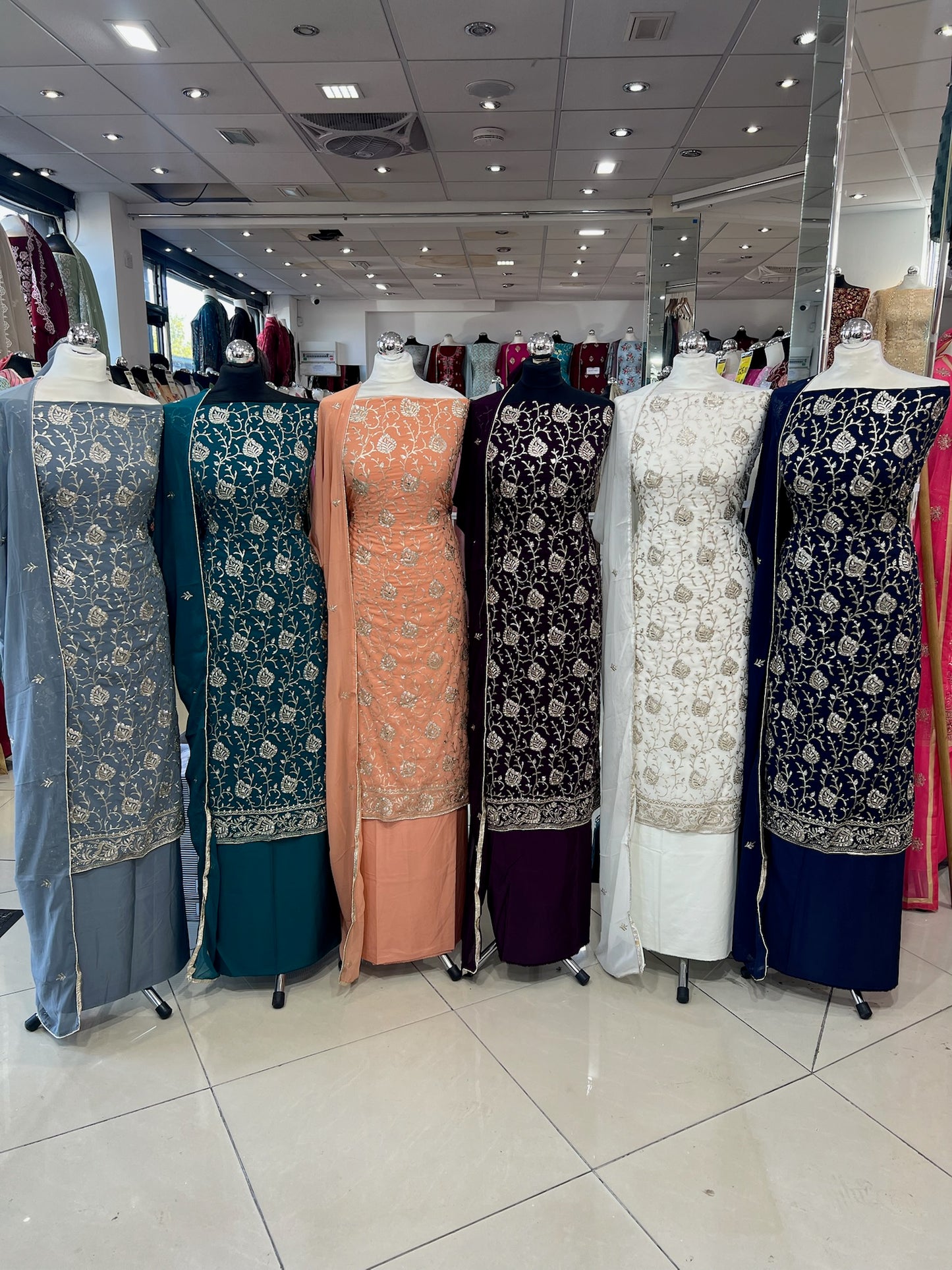 Embroidered Embellished Georgette