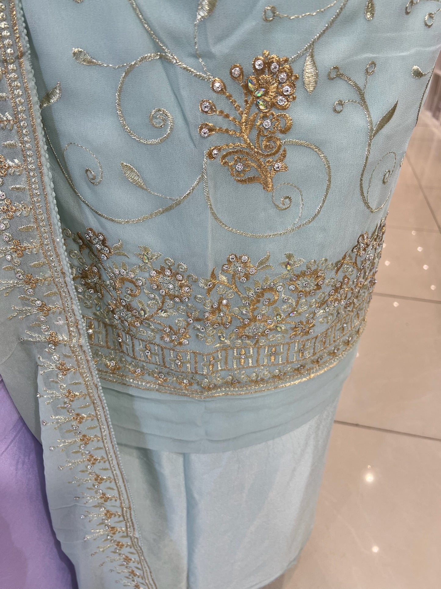 Embroidered Georgette