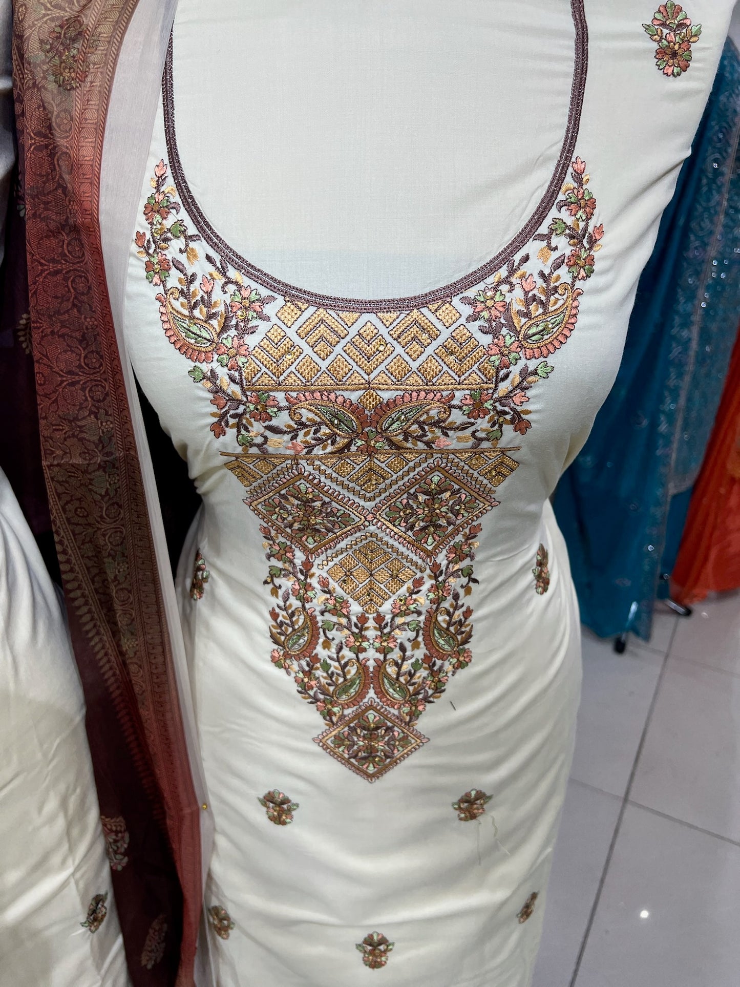 Embroidered Cotton Lawn