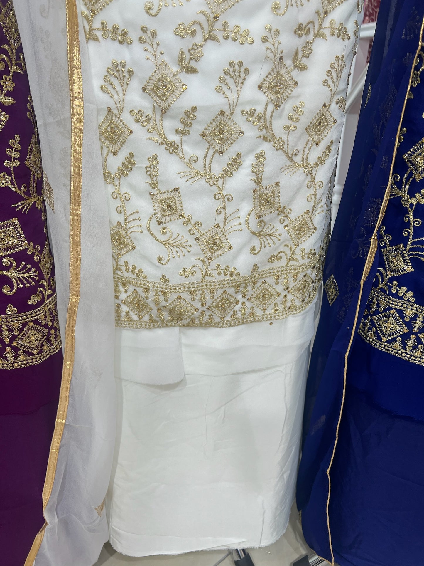 Embroidered Georgette