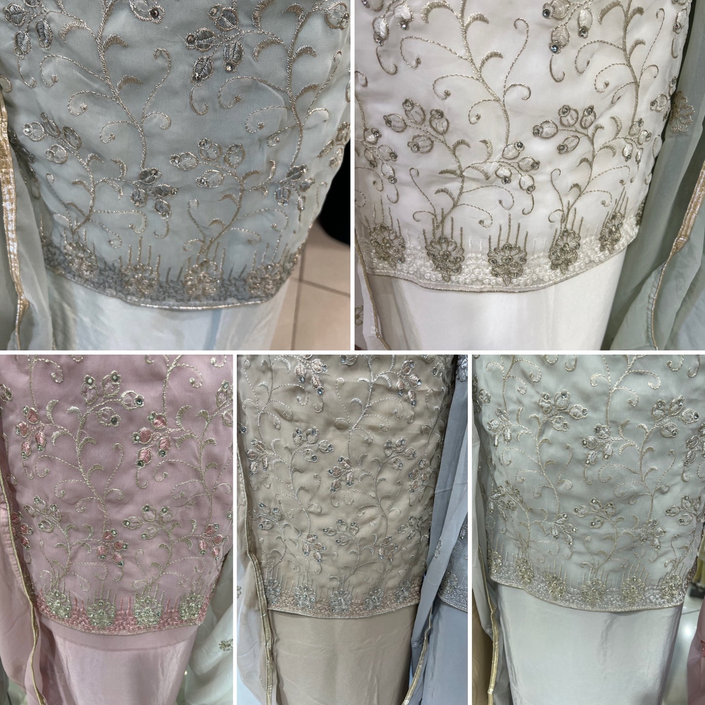 Embroidered Georgette