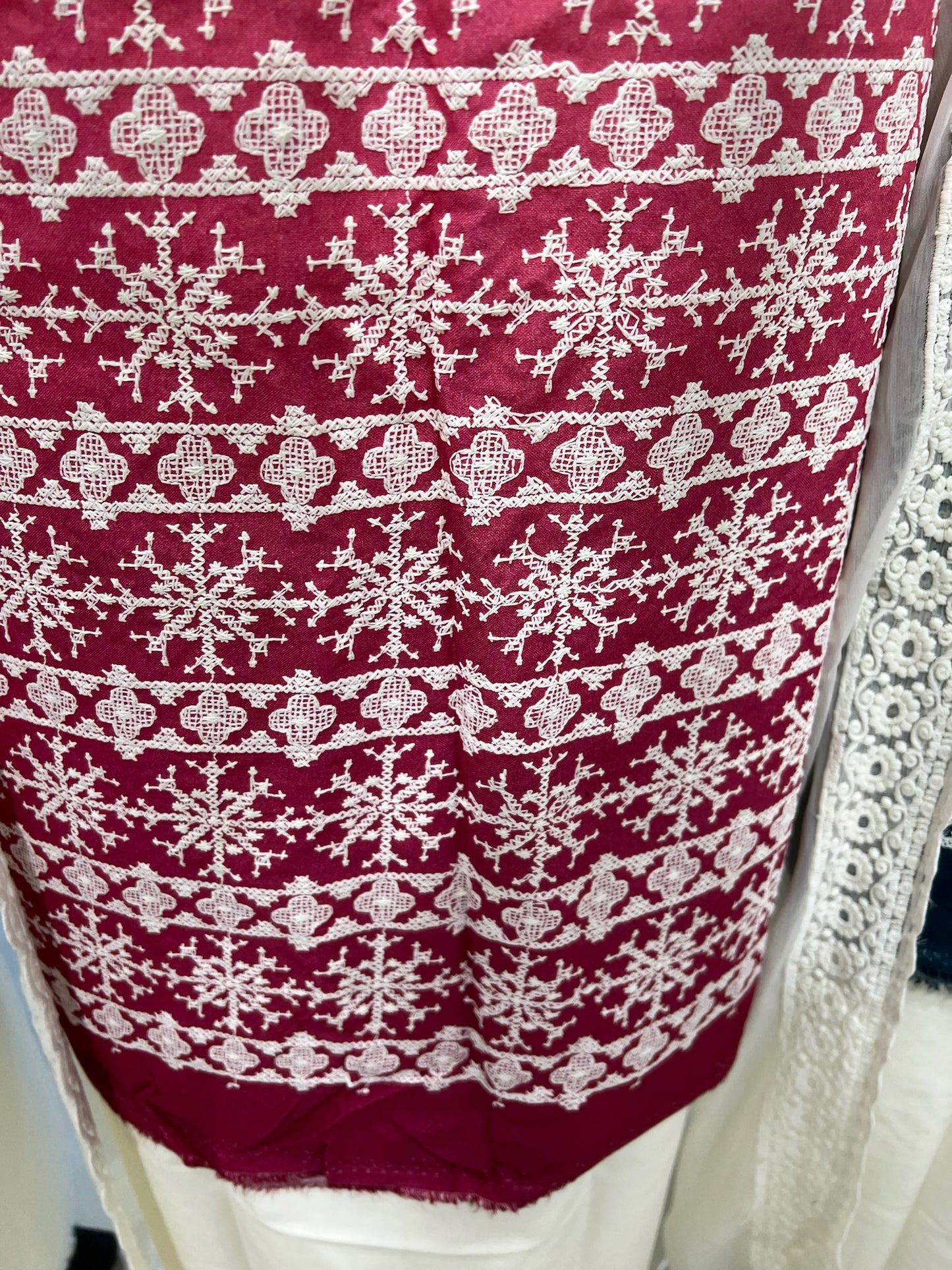 Embroidered Cotton Linen