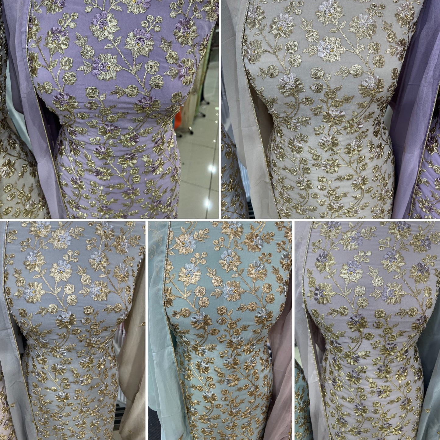 Embellished Embroidered Georgette