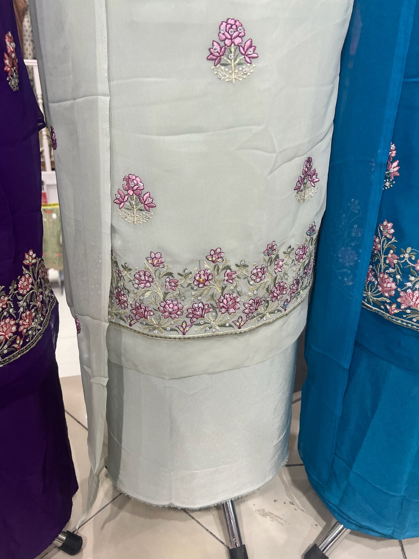 Embroidered & Embellished Georgette