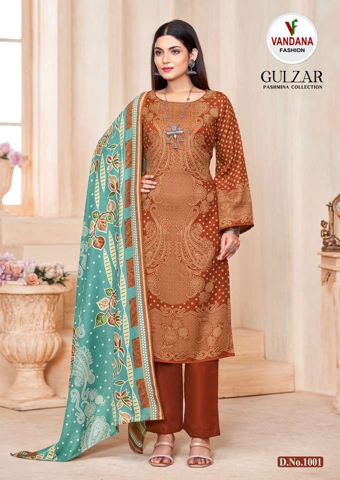 Gulzar Vol.1 Pashmina Digital Print By Vandana Fashion  D.NO.1001