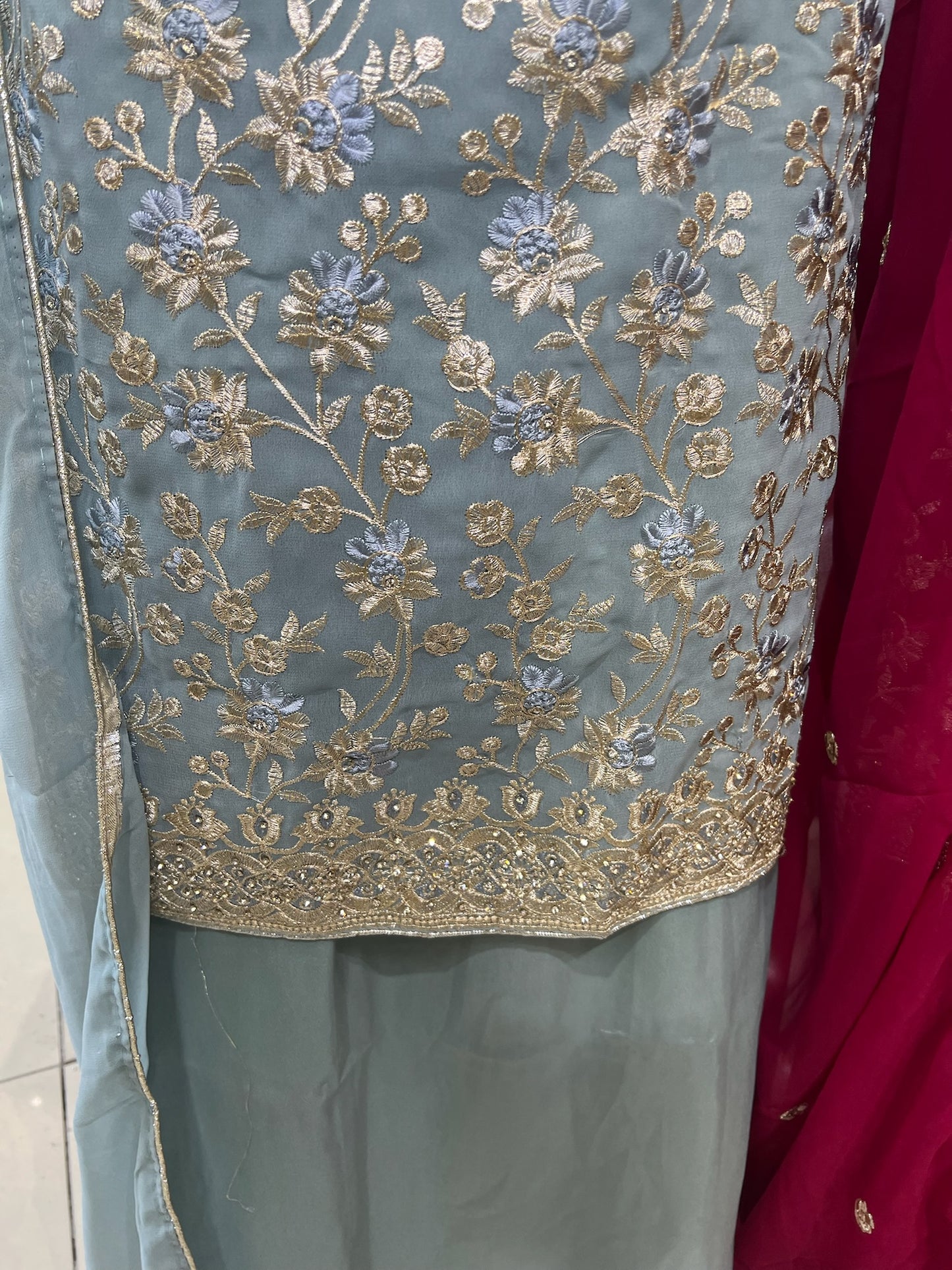 Embroidered Georgette
