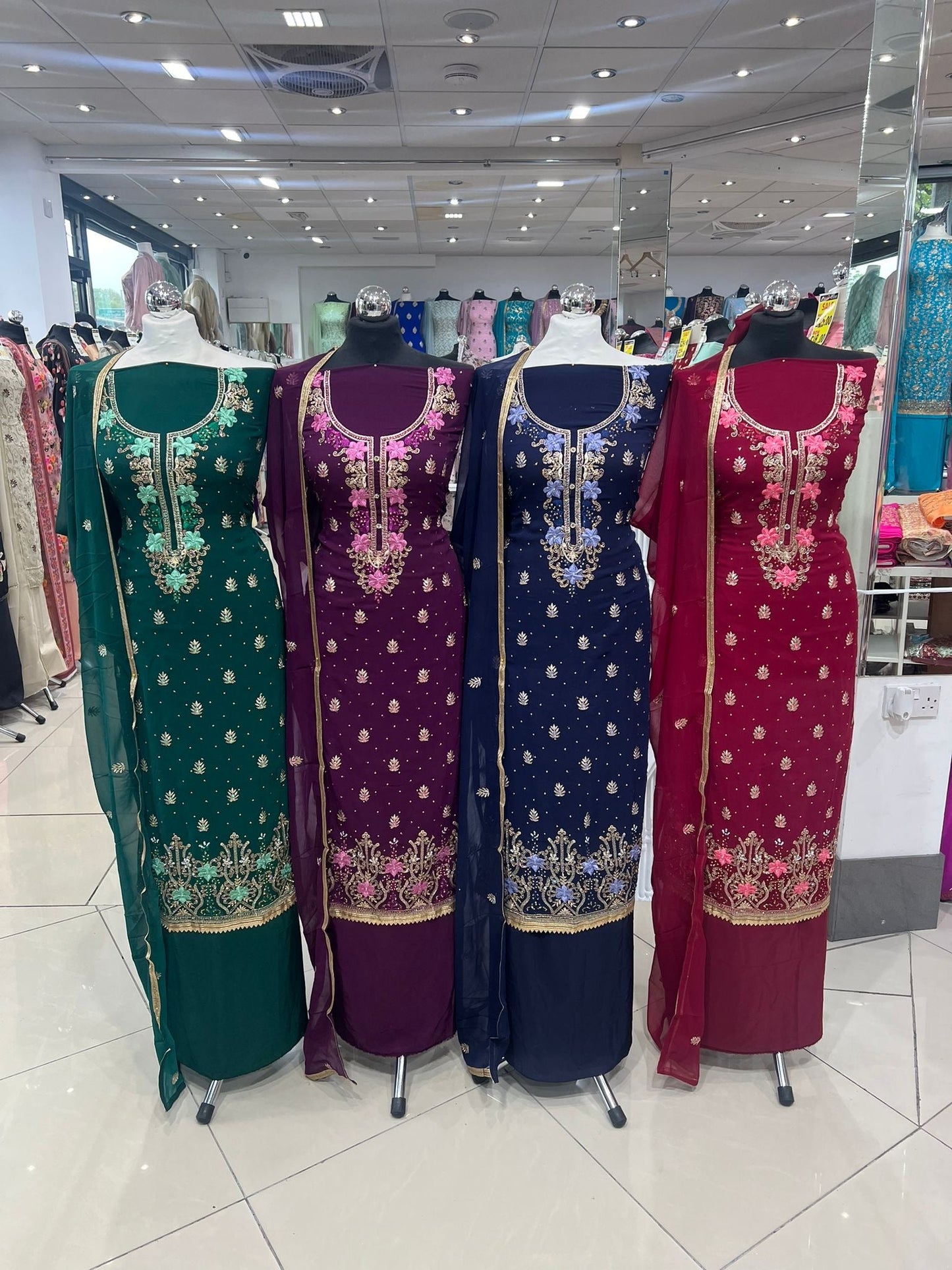 Embellished Georgette