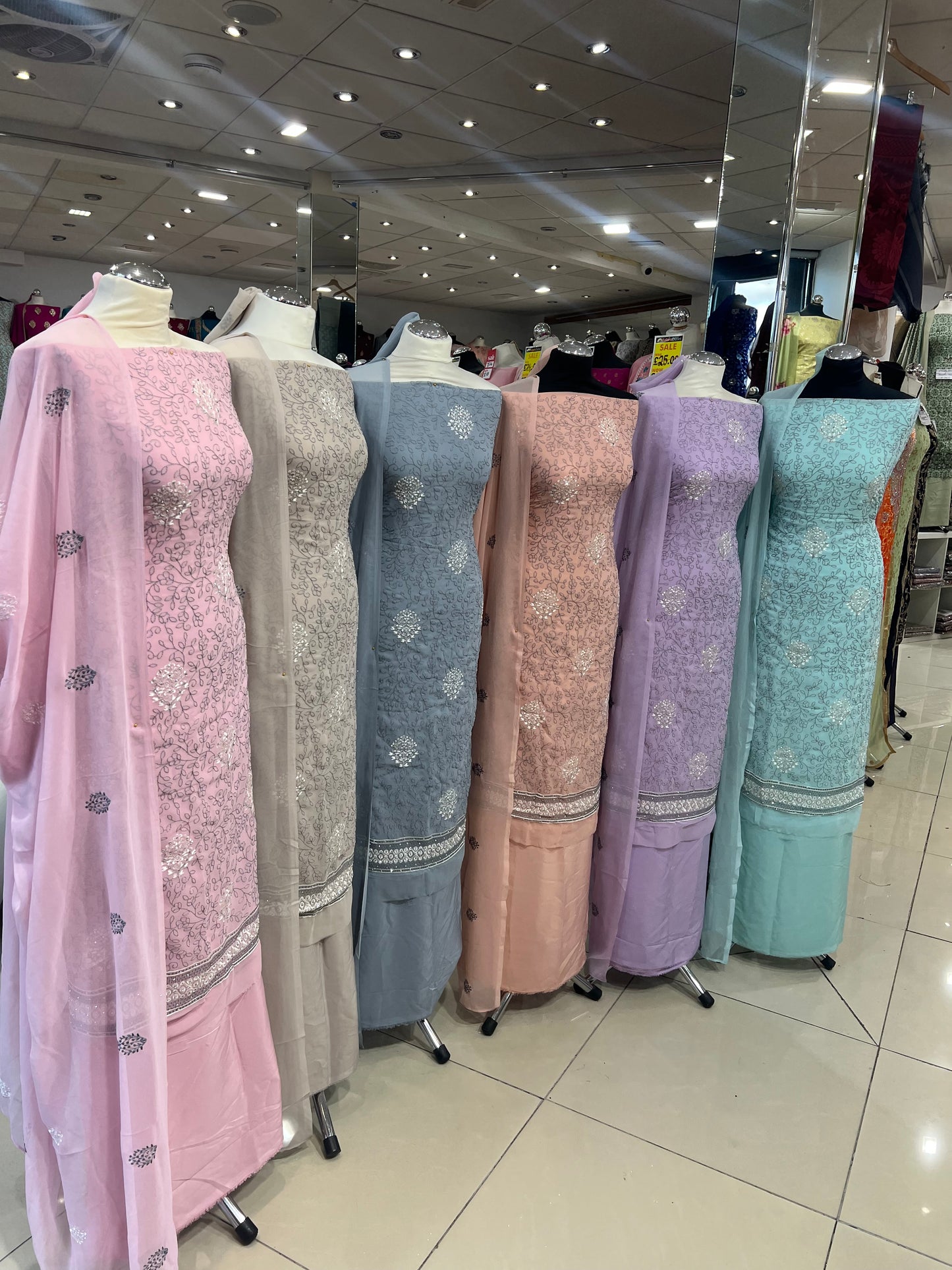 Embroidered Georgette