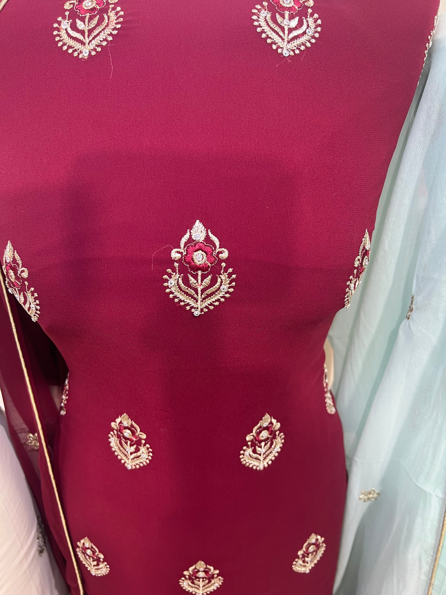 Embroidered Georgette