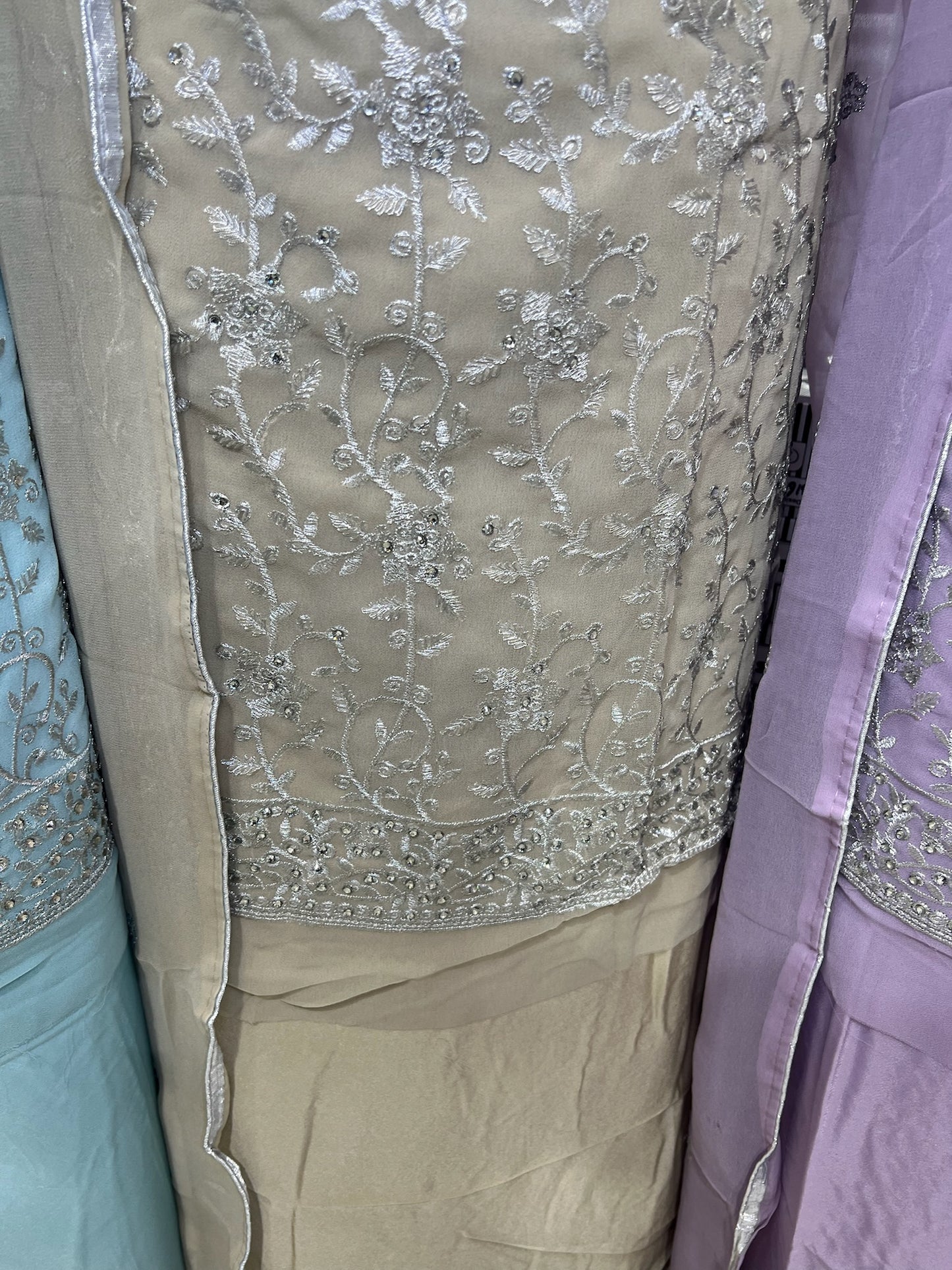 Premium Embroidered Georgette