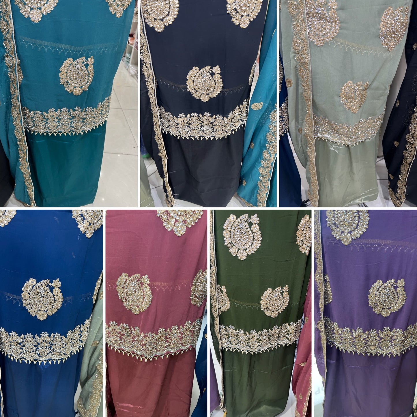 Fancy Embroidered Georgette
