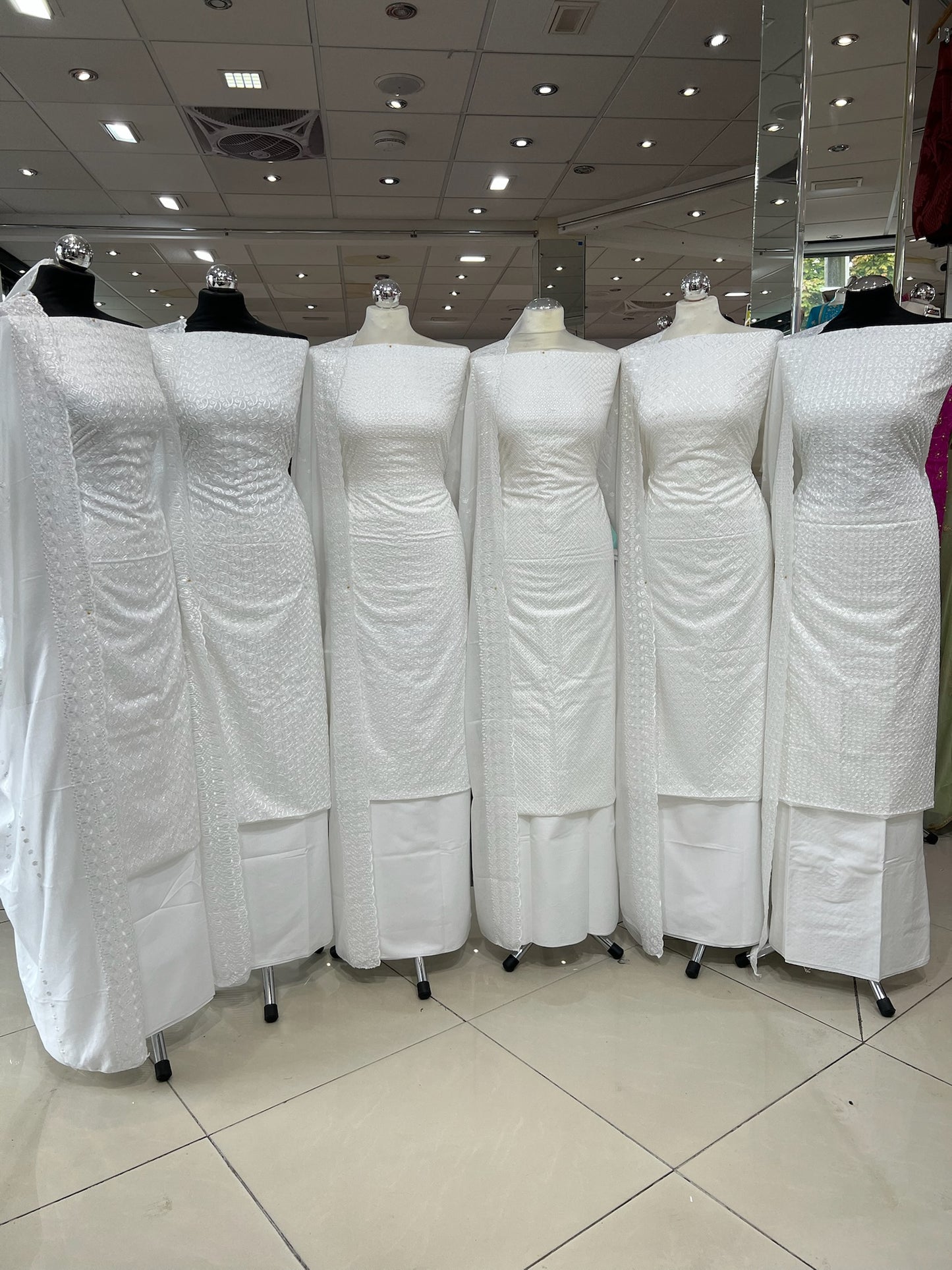 Chikankari Embroidered Cotton