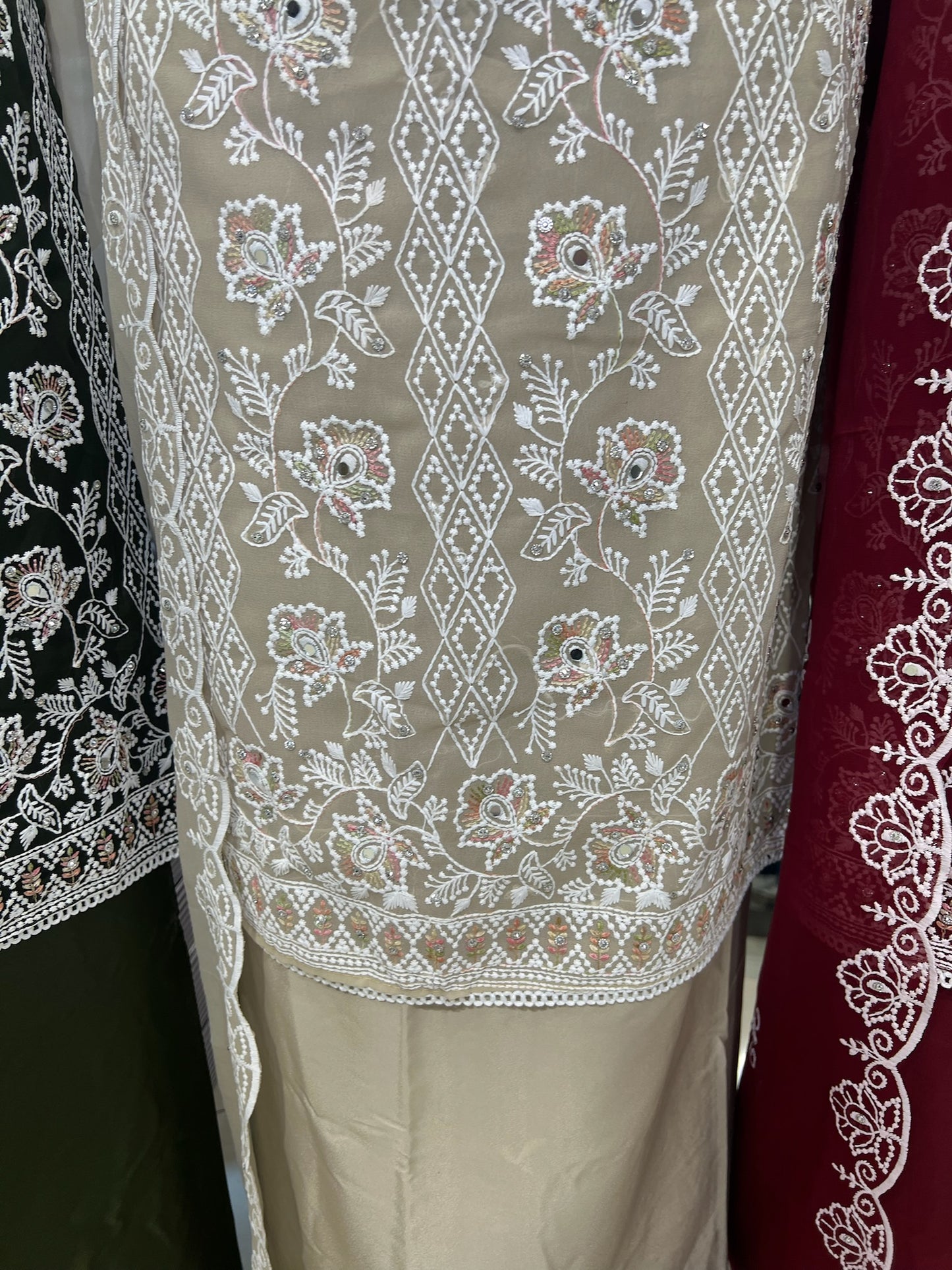 Embroidered Georgette