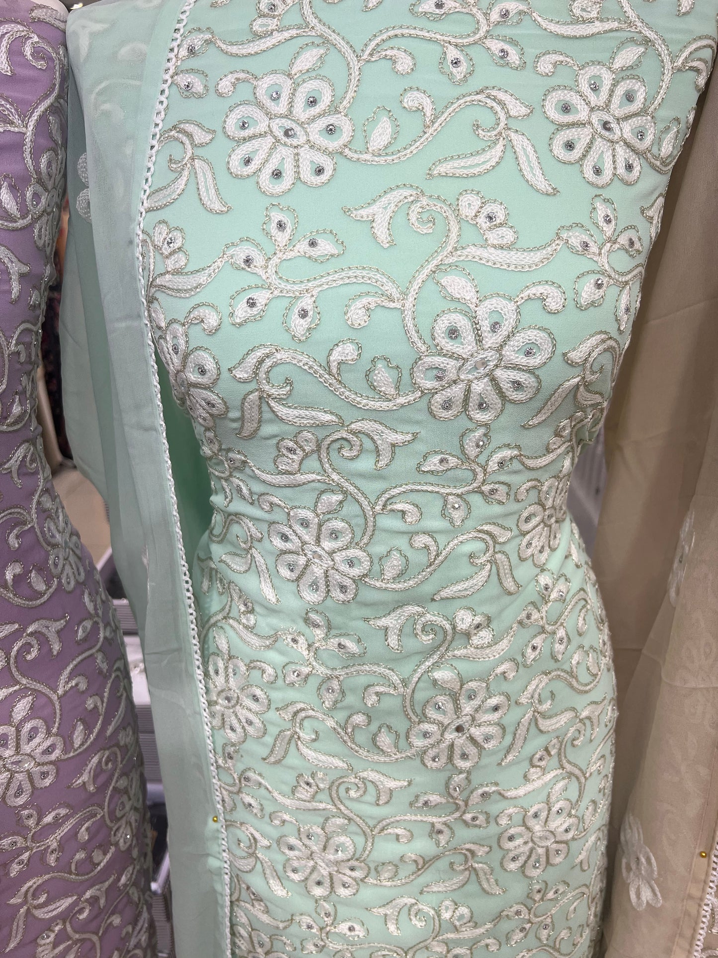 Embroidered Georgette