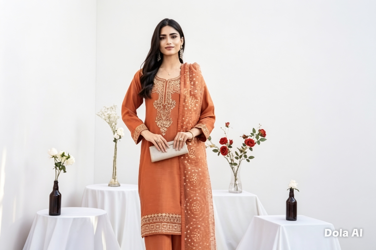 luxurious viscose suit inspired by the renowned Shantly by Barooque collection