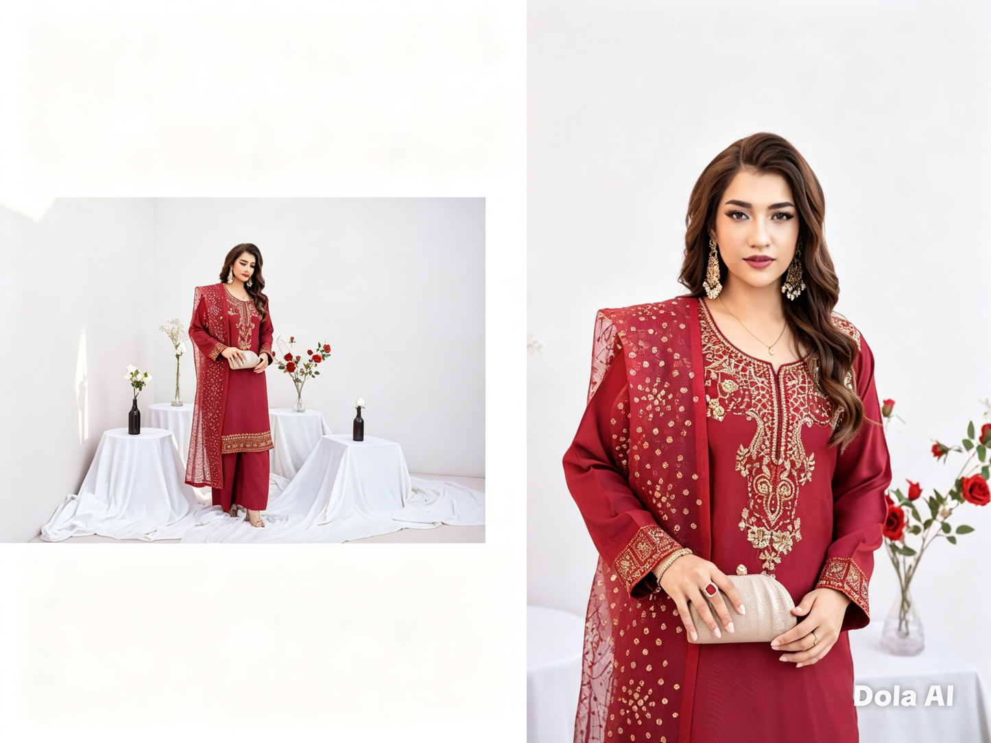 luxurious viscose suit inspired by the renowned Shantly by Barooque collection