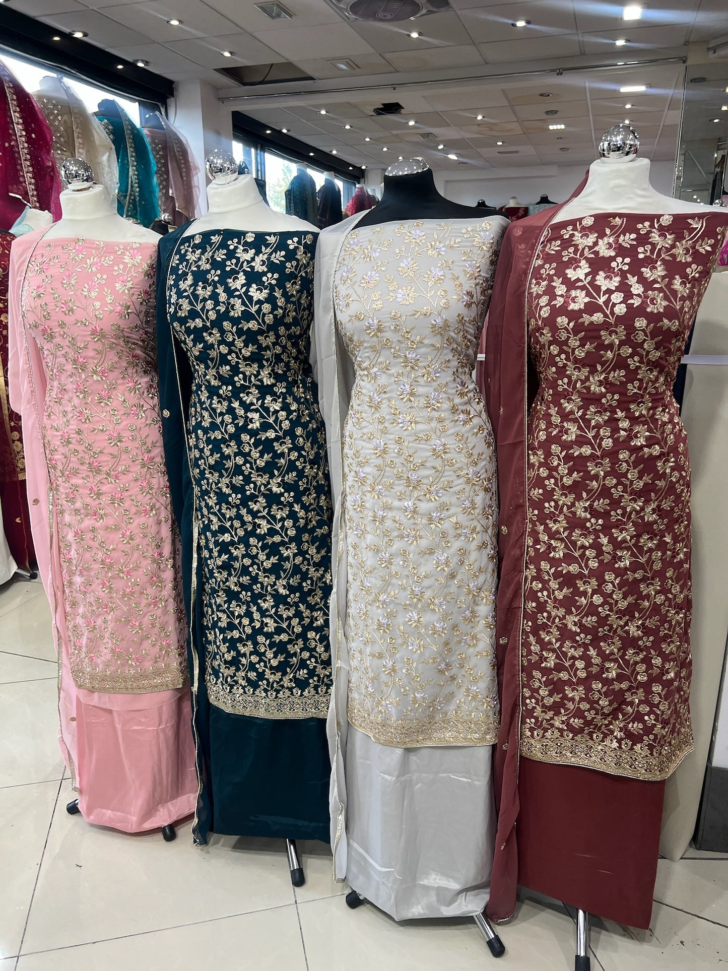 Embroidered Georgette