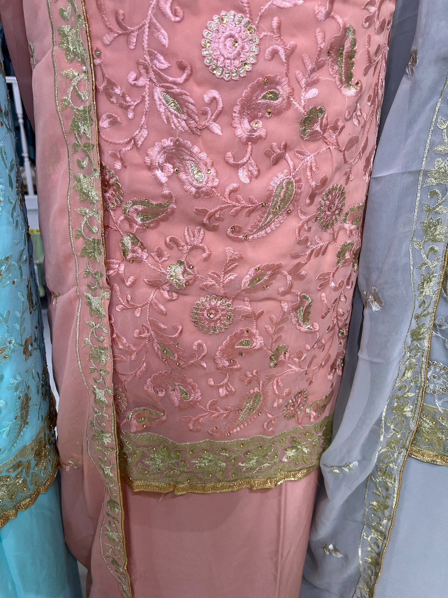 Embroidered Georgette