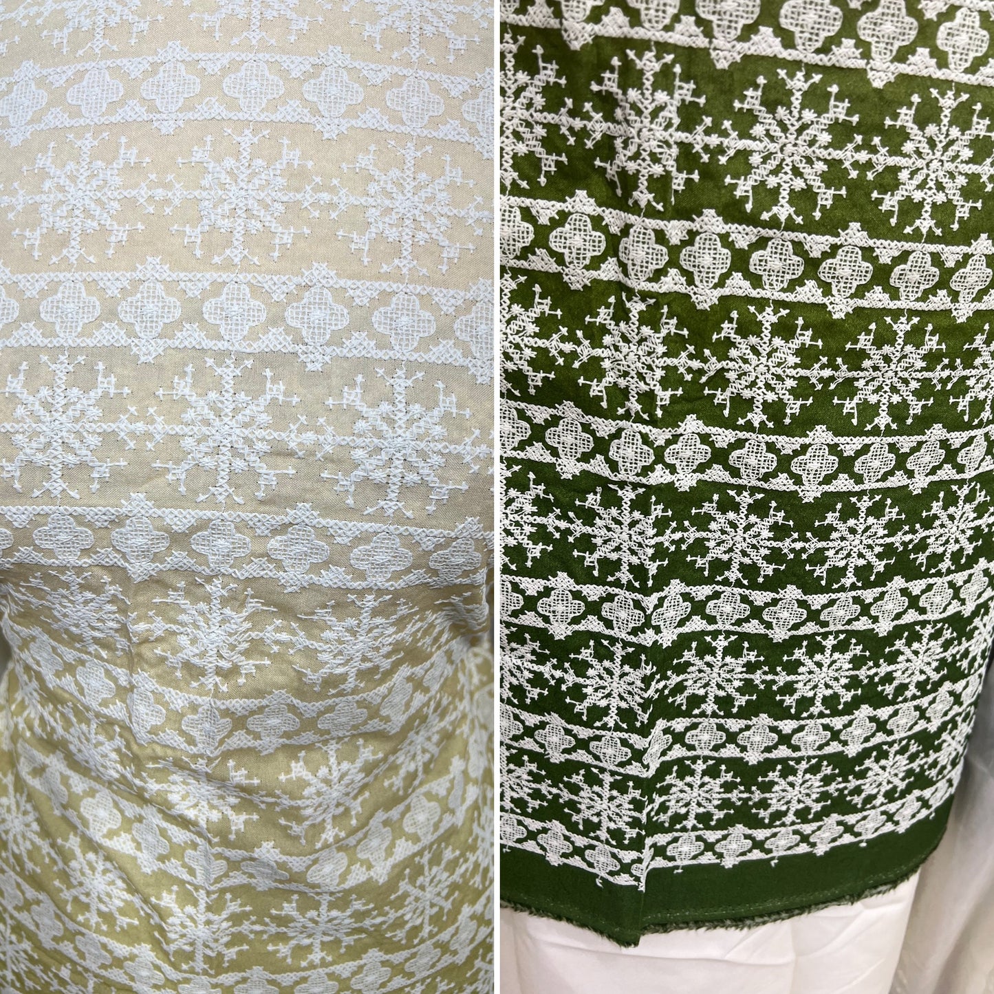 Embroidered Cotton Linen