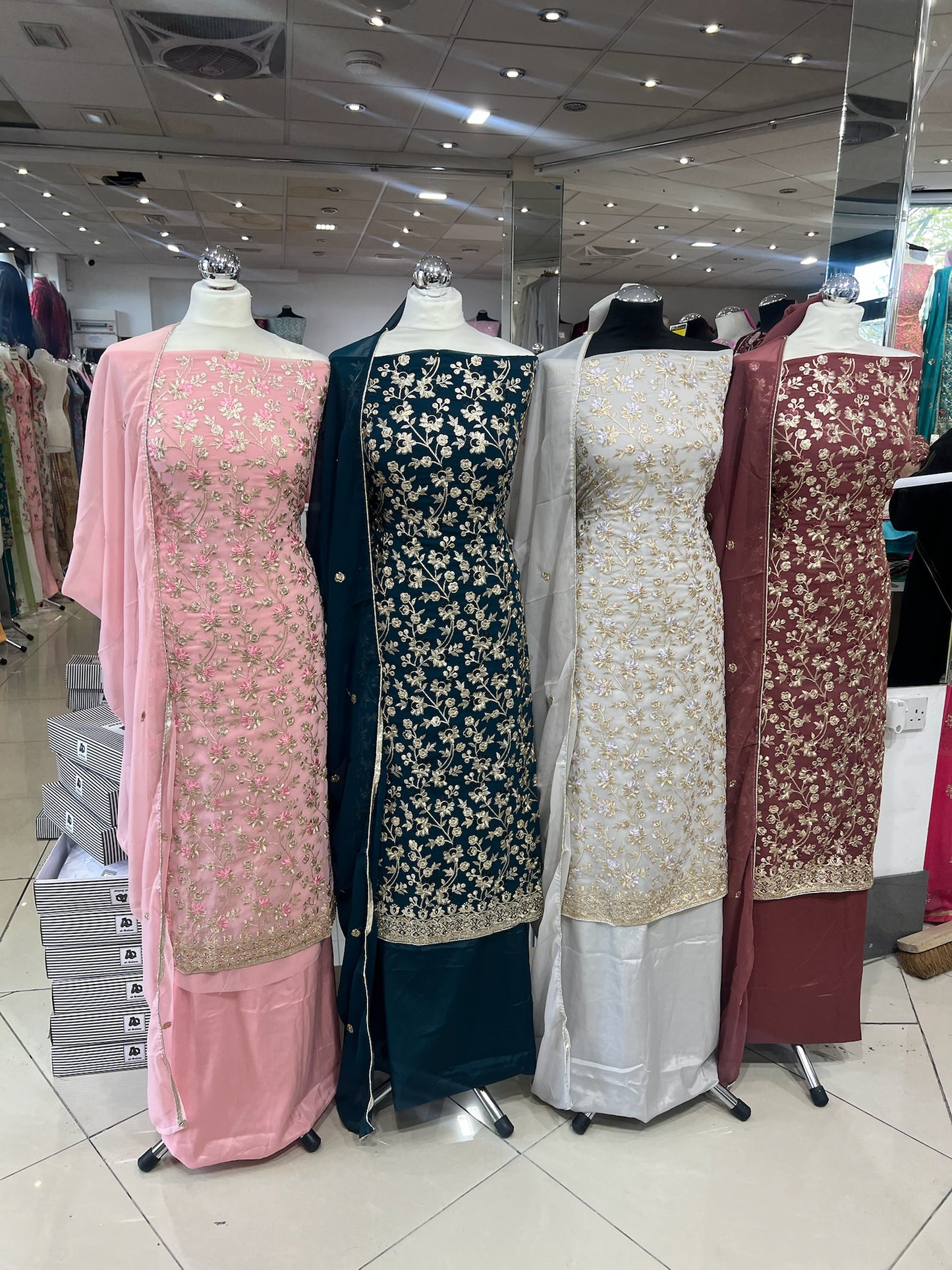 Embroidered Georgette