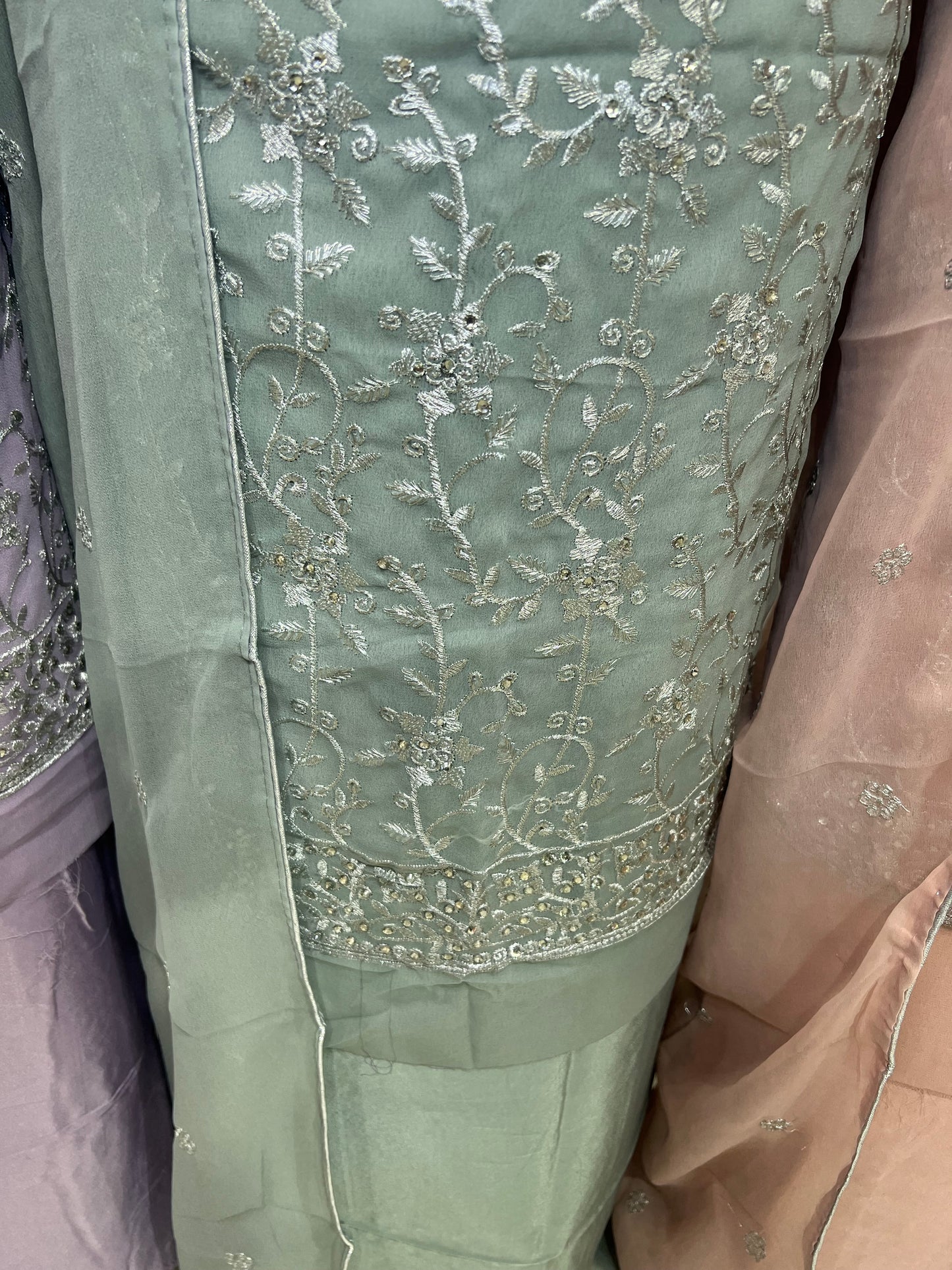 Premium Embroidered Georgette