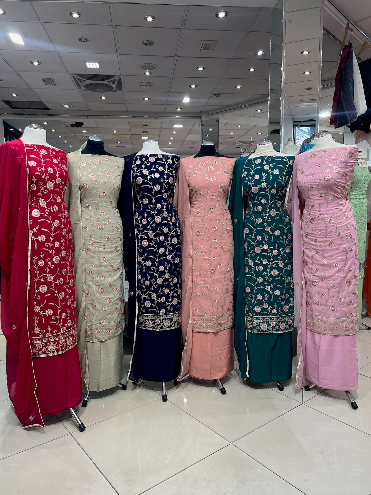 Embroidered Georgette