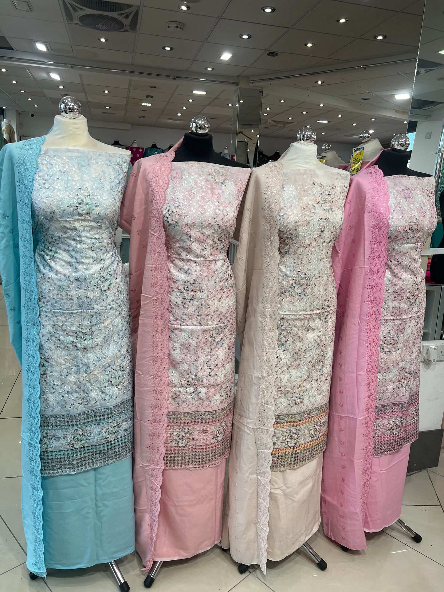 Embroidered Chikankari Alpine
